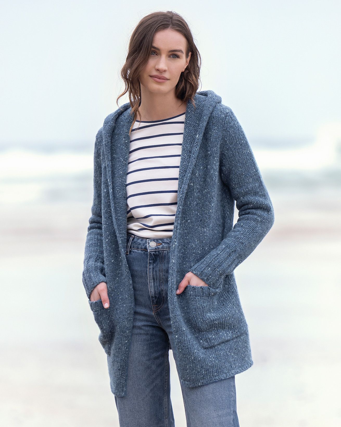 Donegal Hooded Coatigan