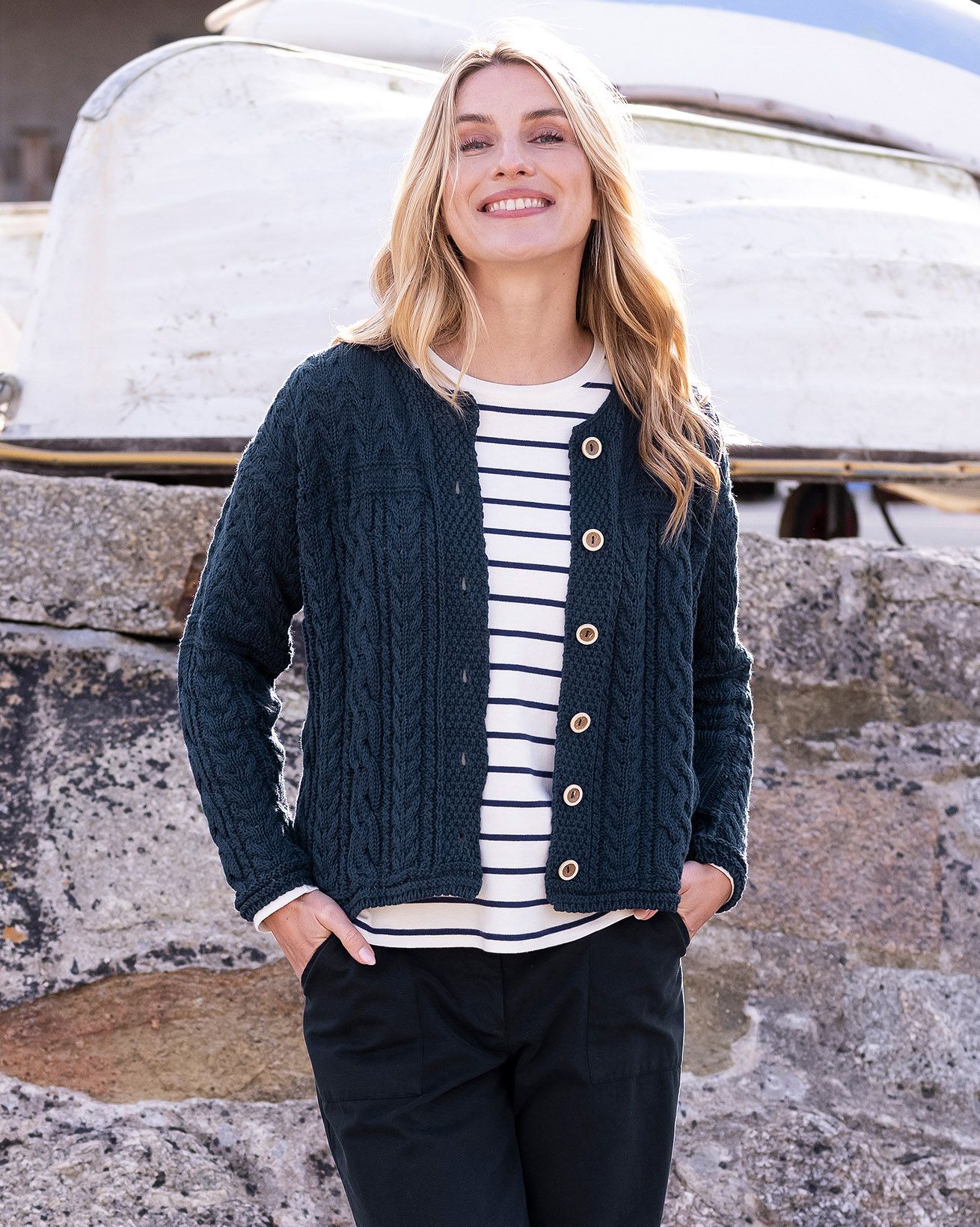 Linen Blend Cardigan