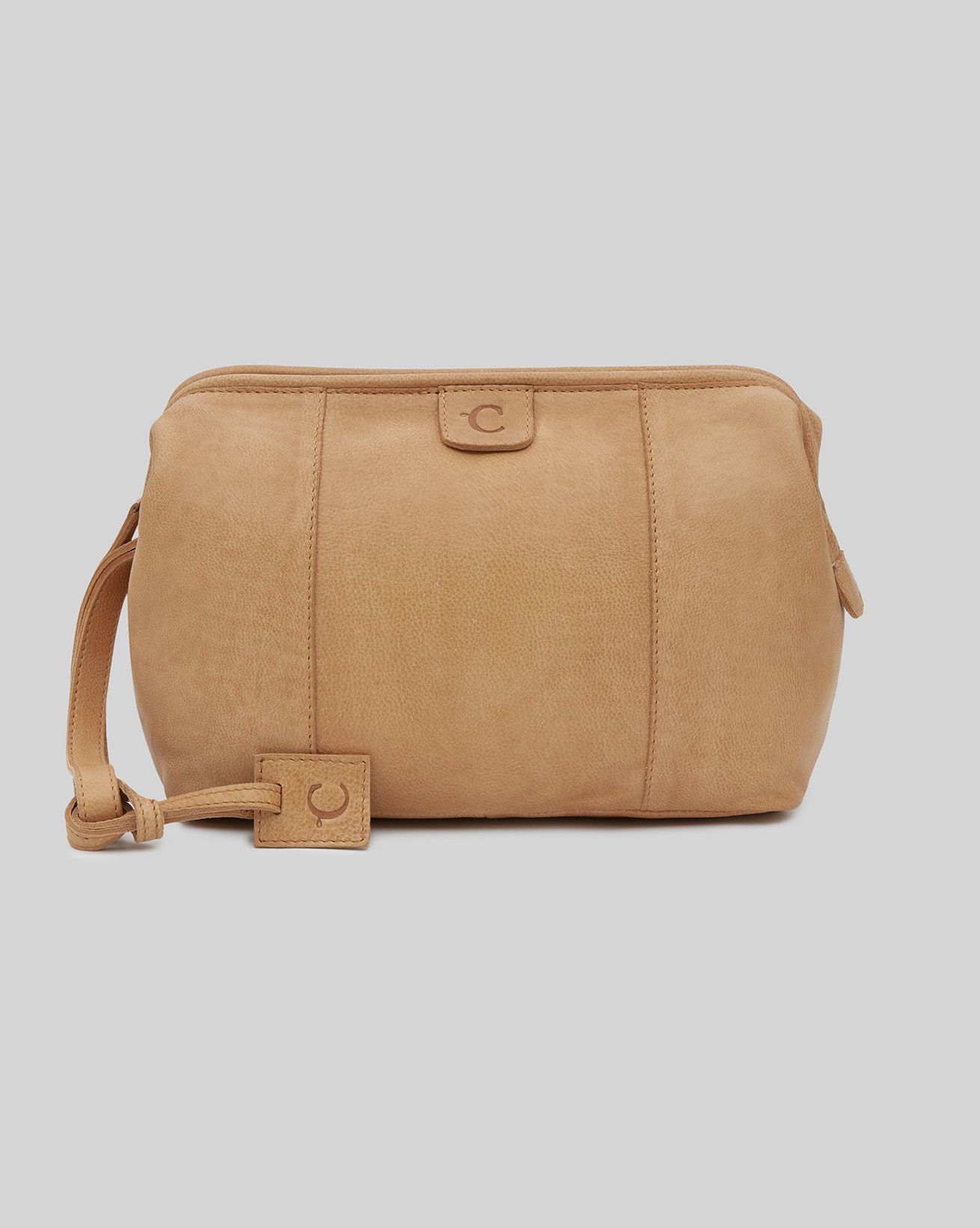 Trousse De Toilette En Cuir Souple