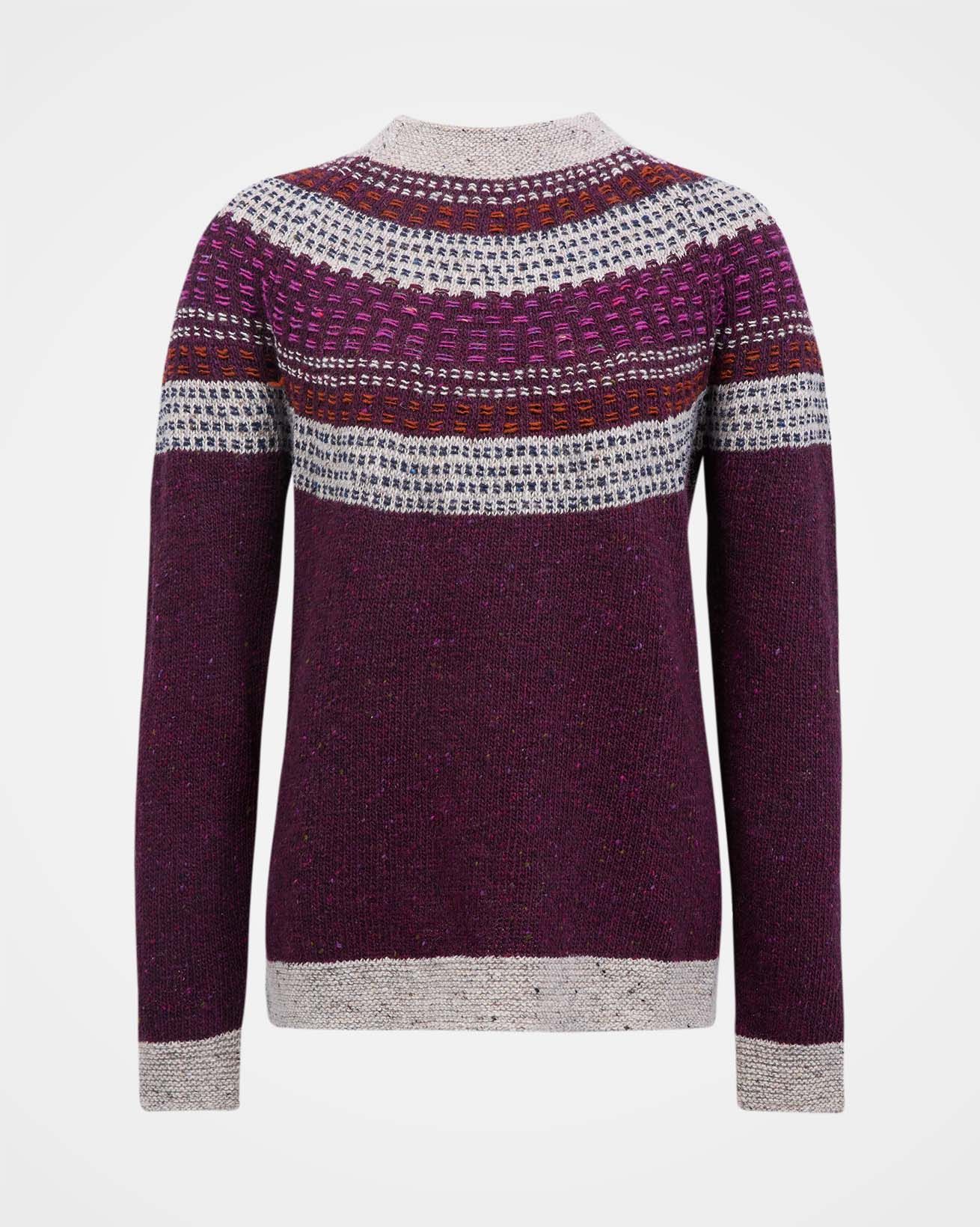 Float Stitch Yoke Donegal Jumper