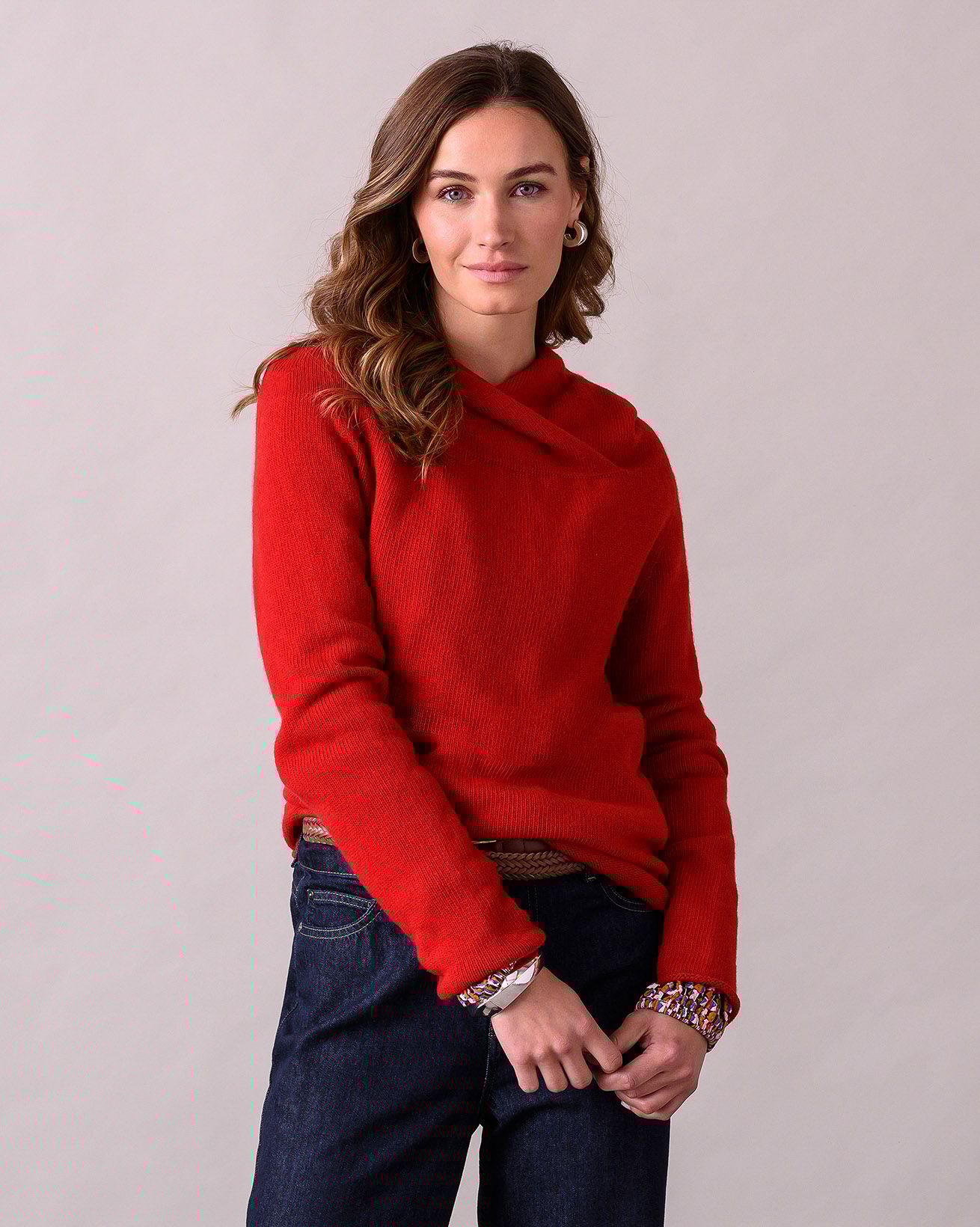 Supersoft Collared Slouch Jumper
