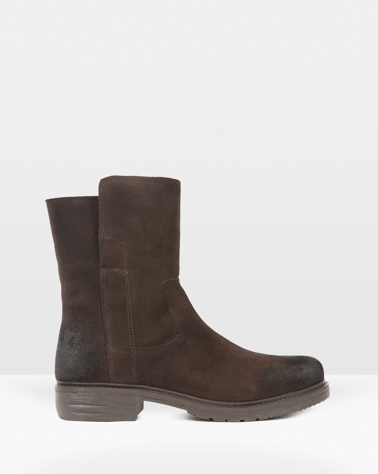Lederstiefeletten