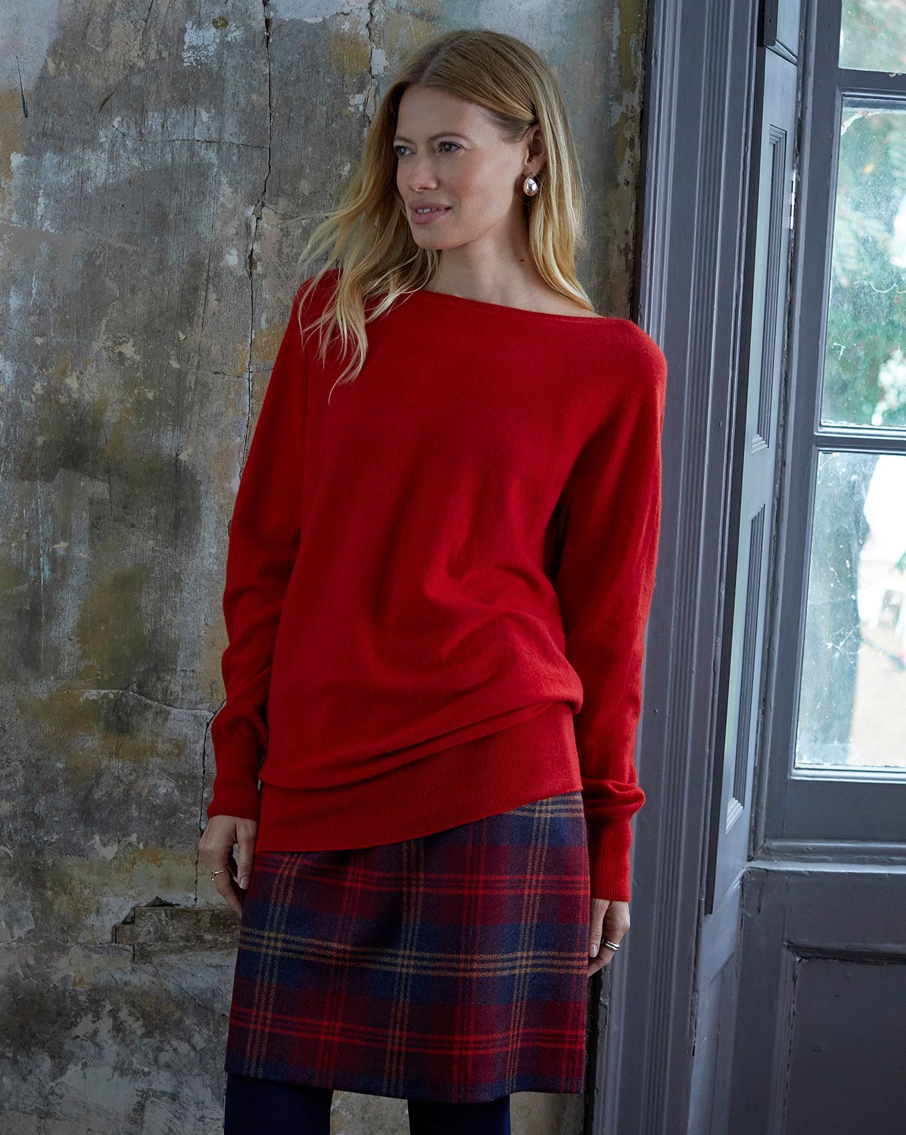Pull Col Bateau En Laine Geelong