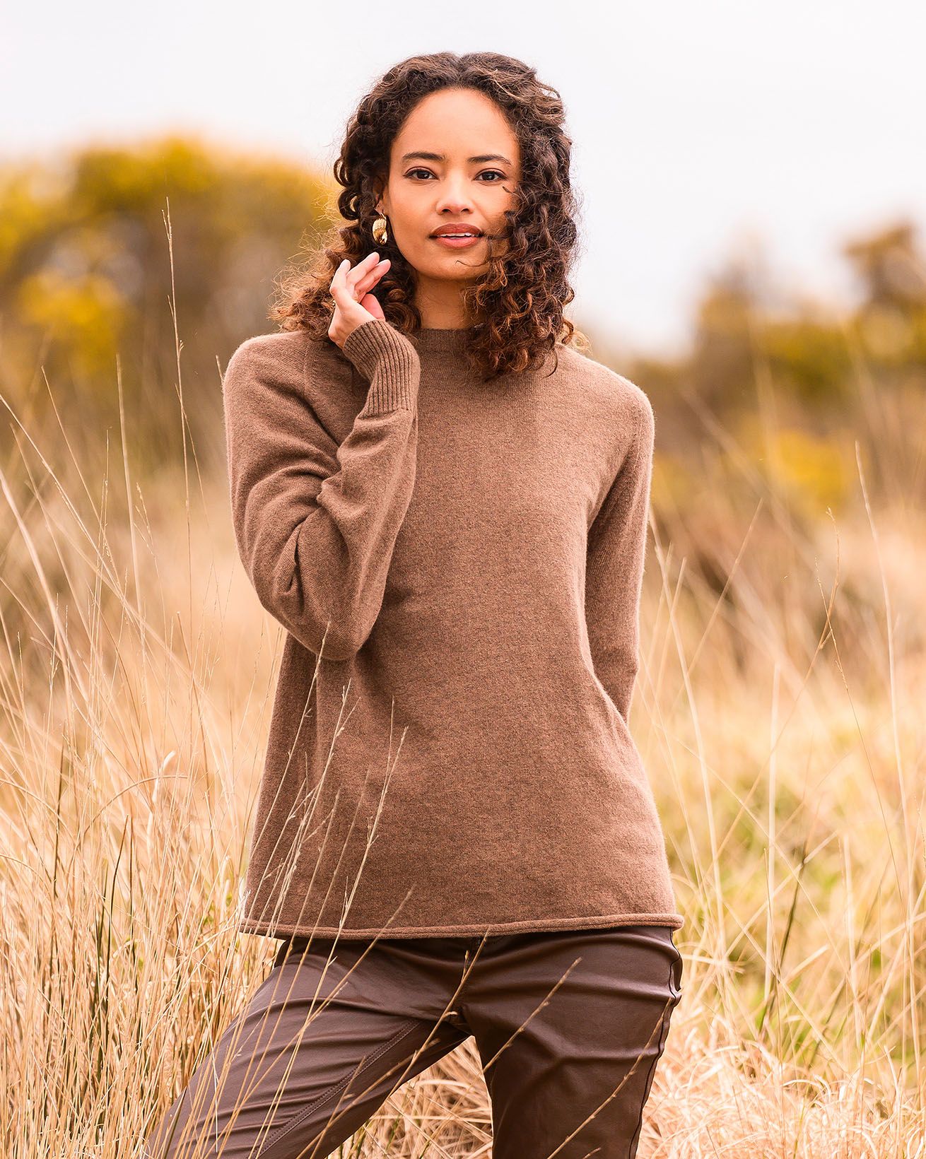 Supersoft Slouch Crew Neck Sweater