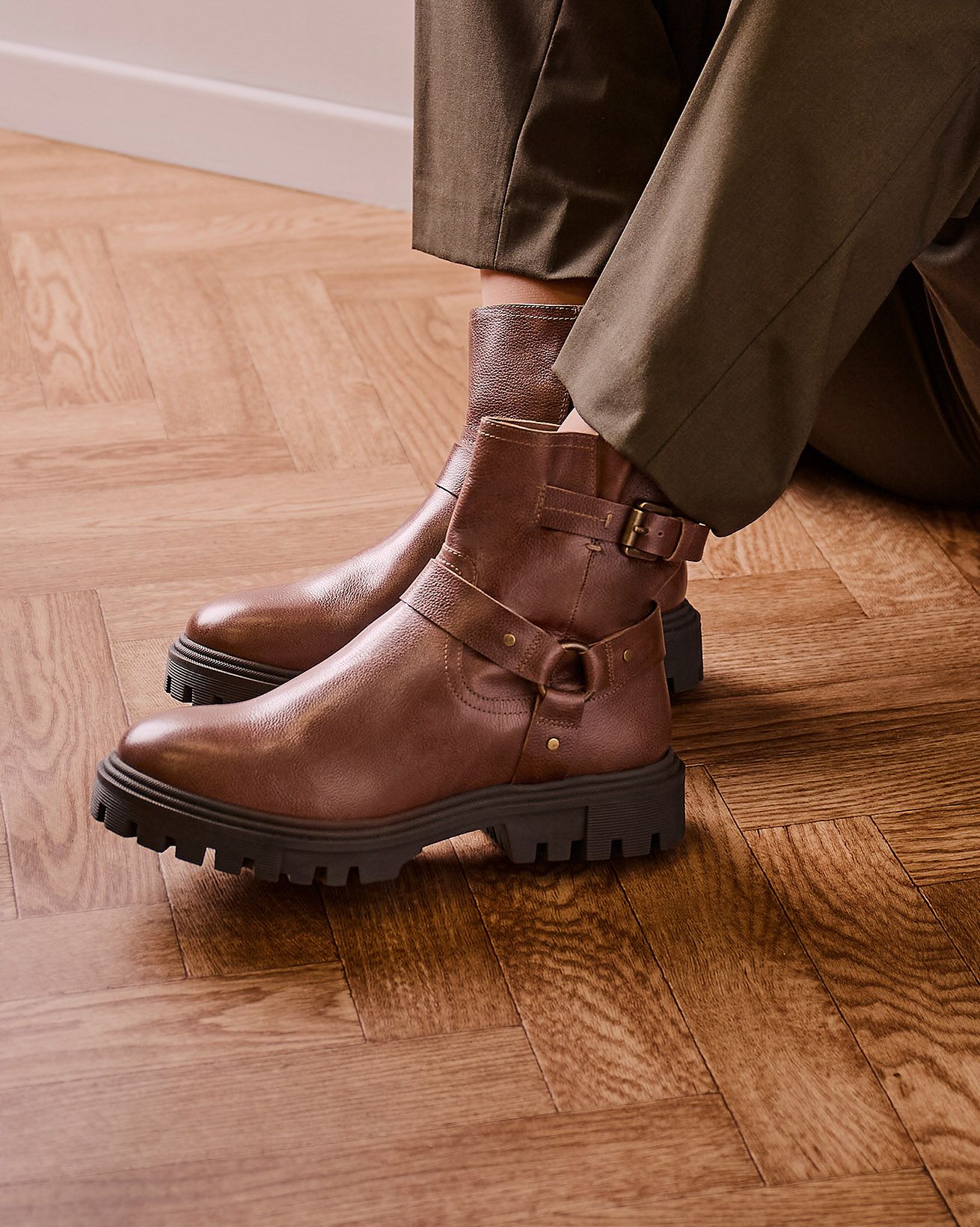 Bottines de motard