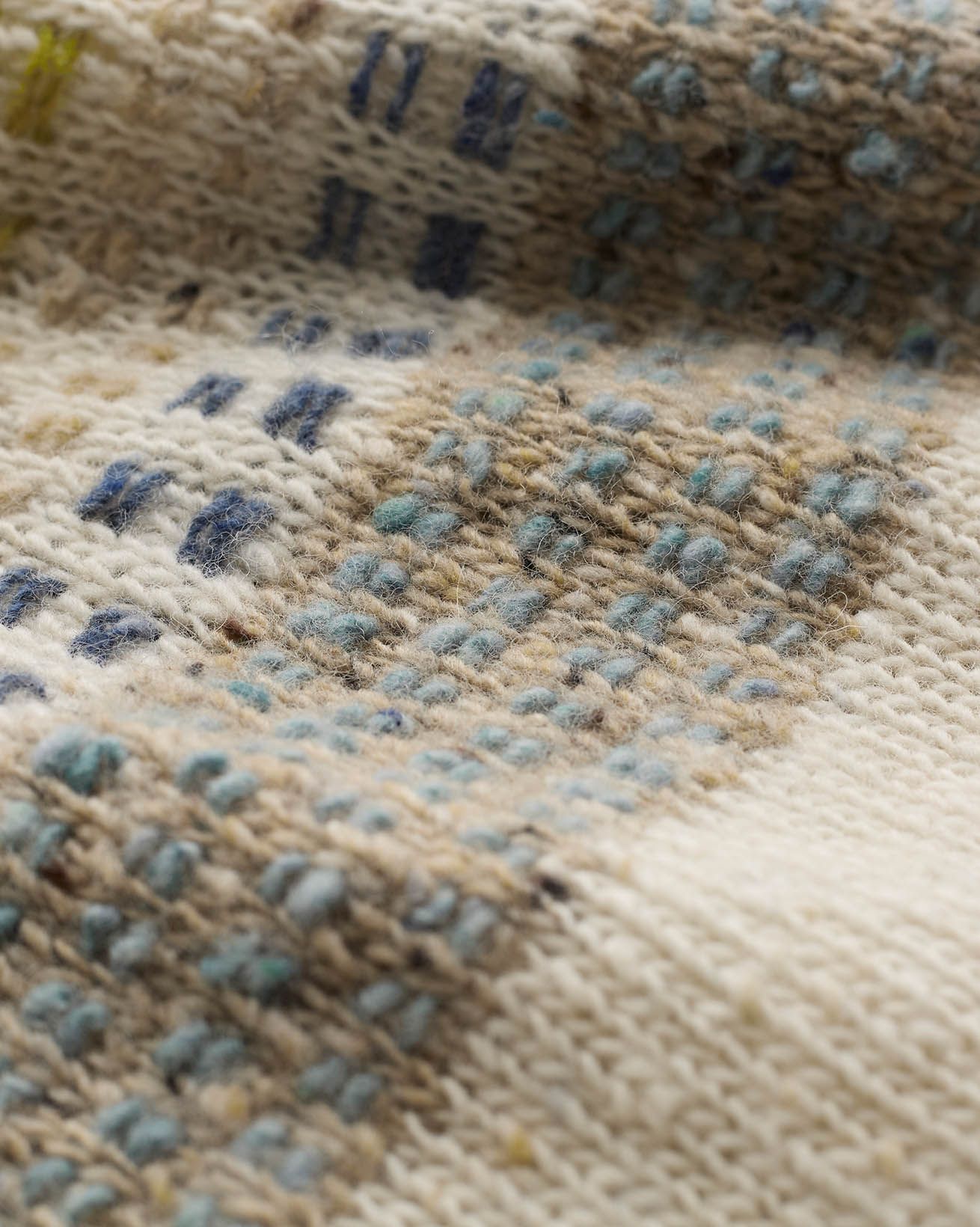 Float Stitch Yoke Donegal Jumper