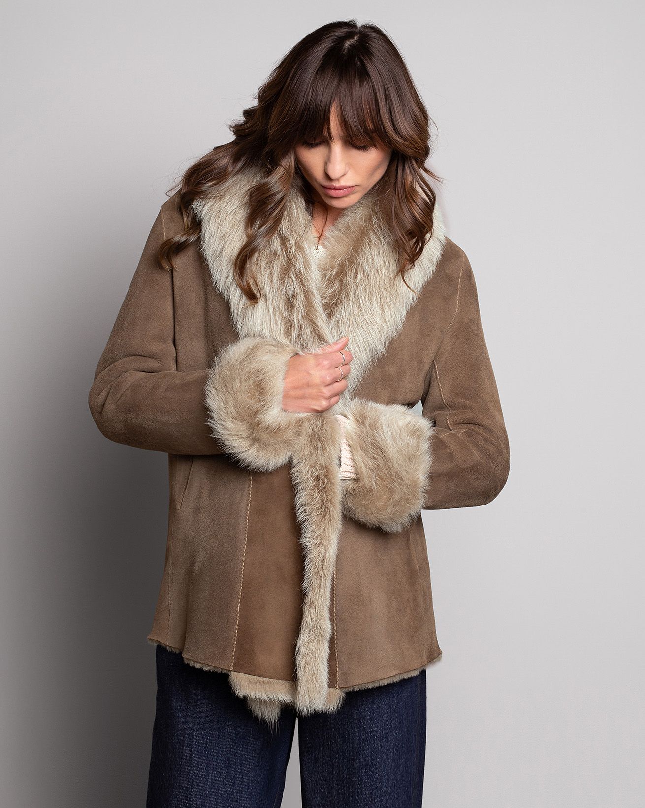 Jacke mit Toskana-Besatz