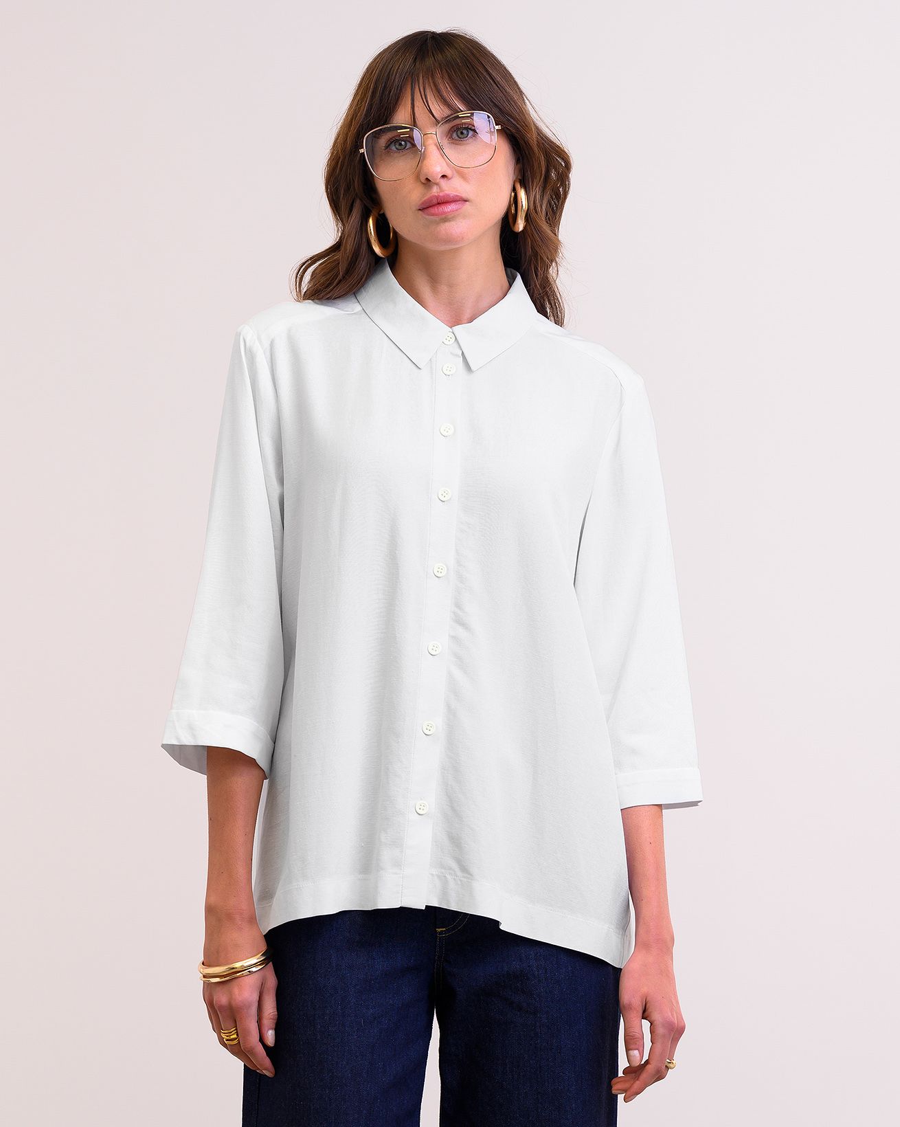 April Back Pleat Shirt