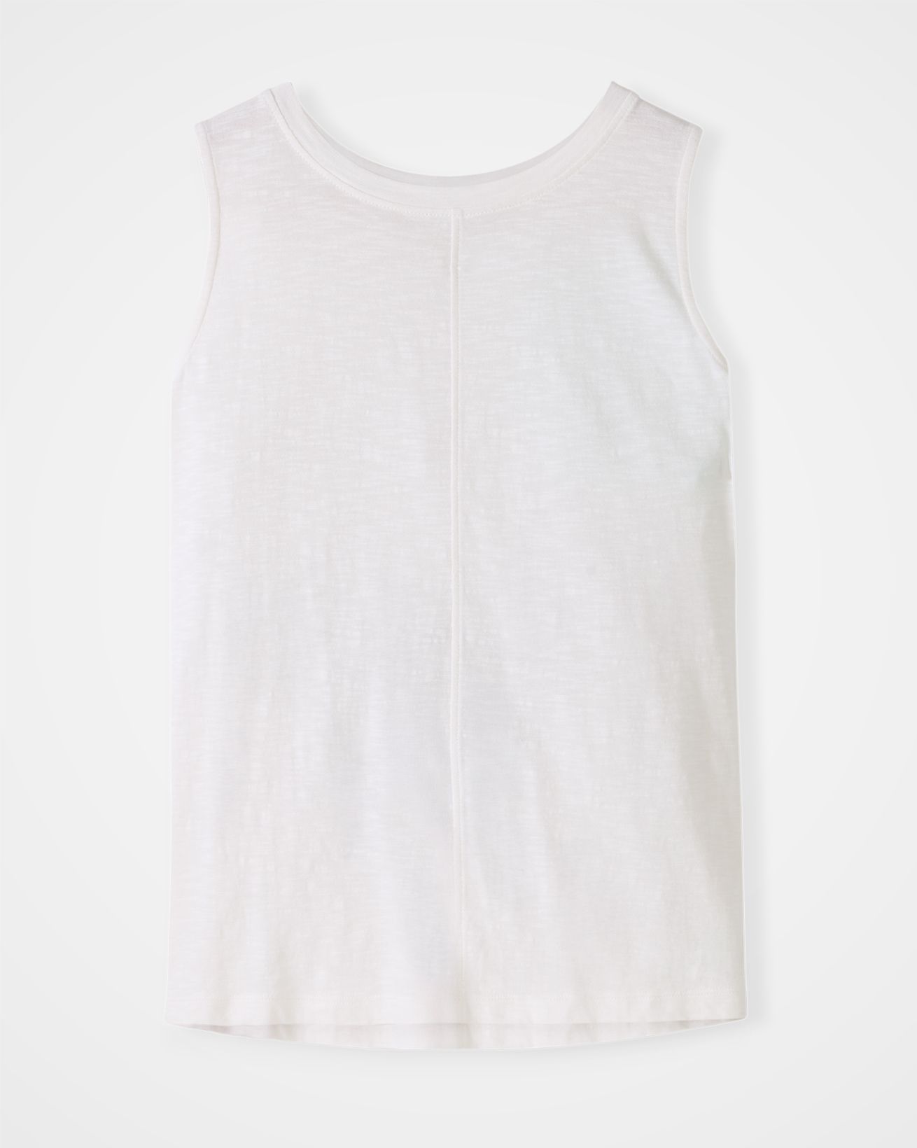 Pleat Back Split Neck Tank