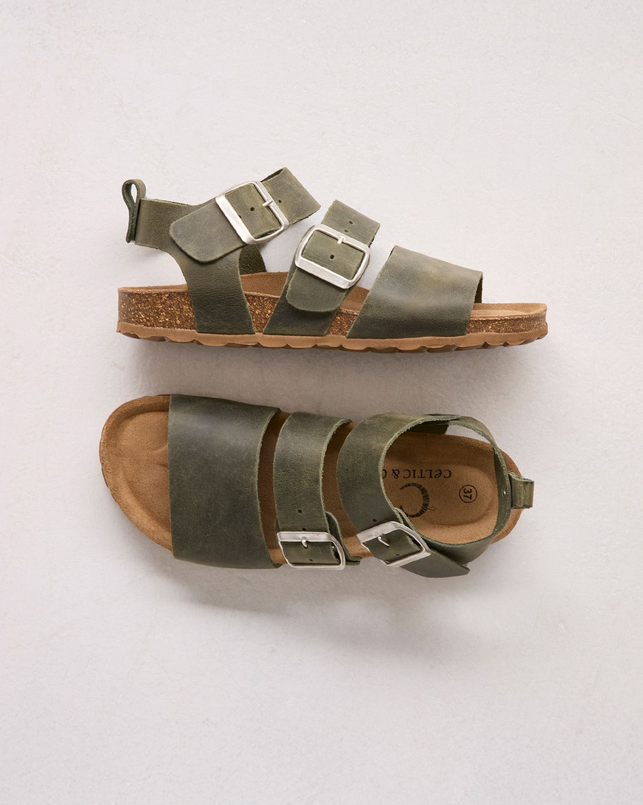 Triple Strap Sandals