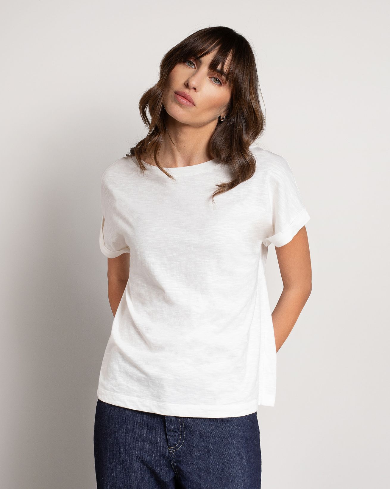 Organic Cotton Grown On Sleeve T Shirt