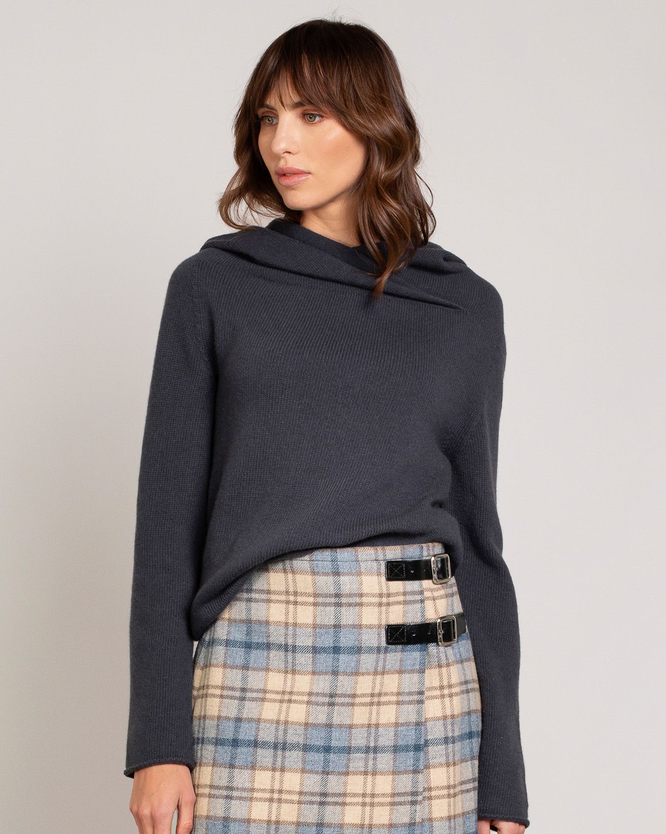 Supersoft Collared Slouch Jumper