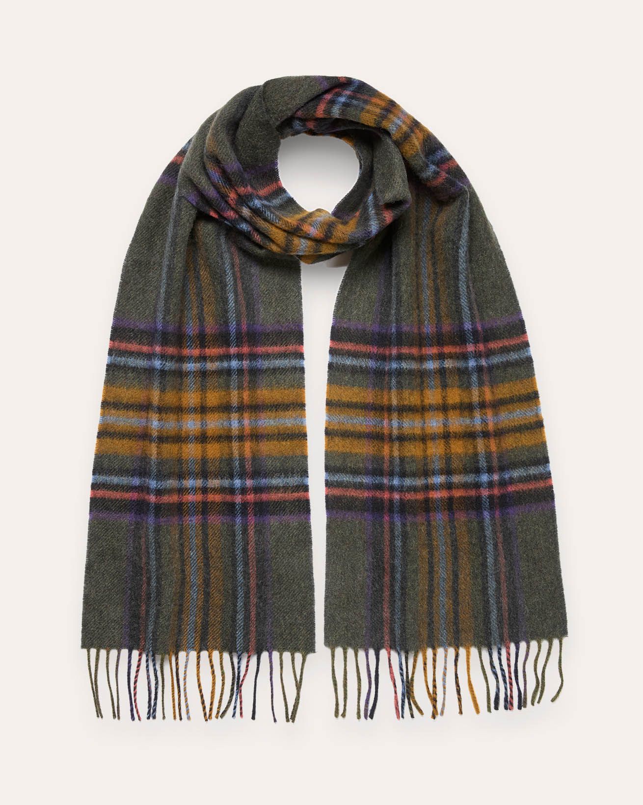 Lambswool Tartan Scarf