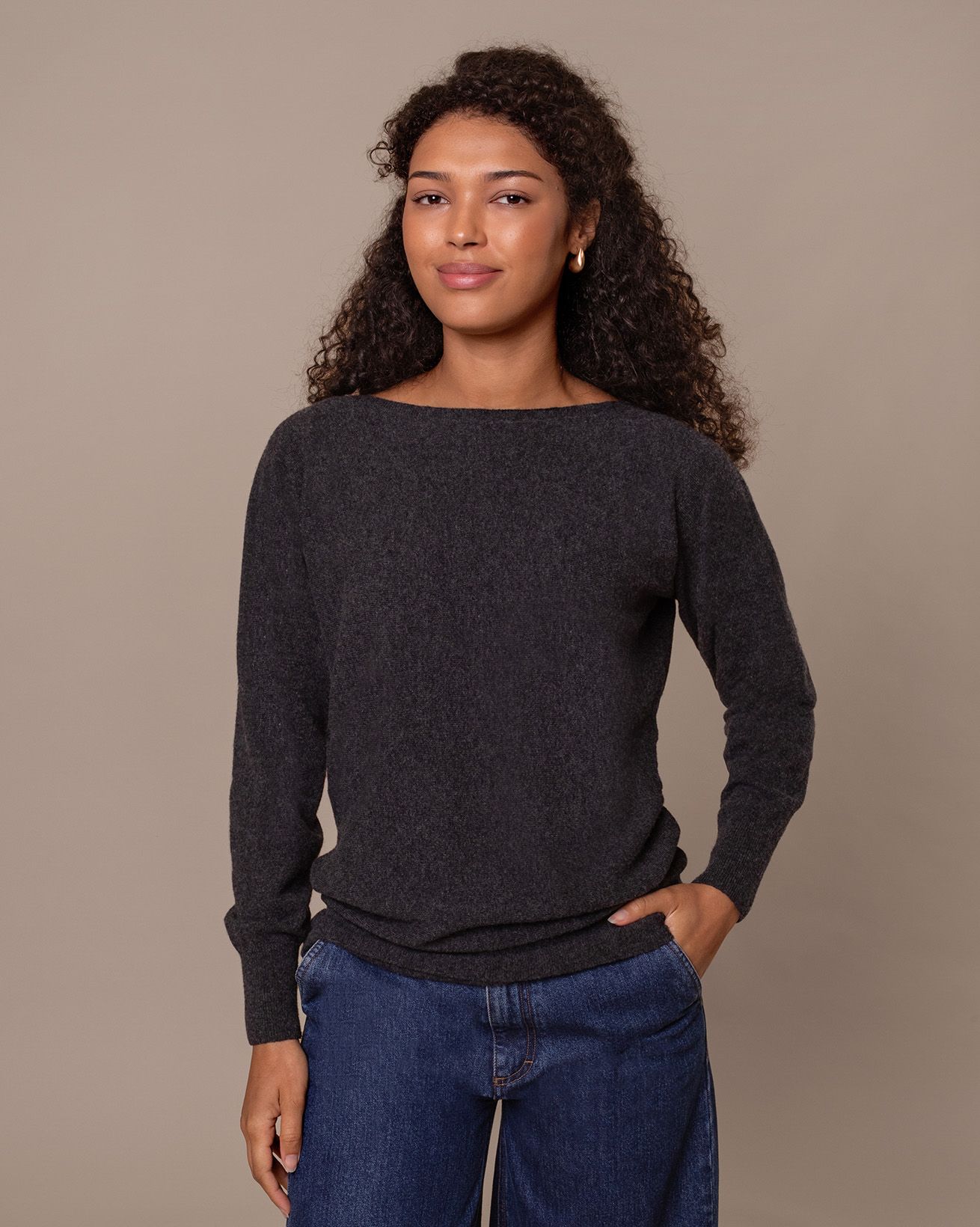 Supersoft Slash Neck Sweater