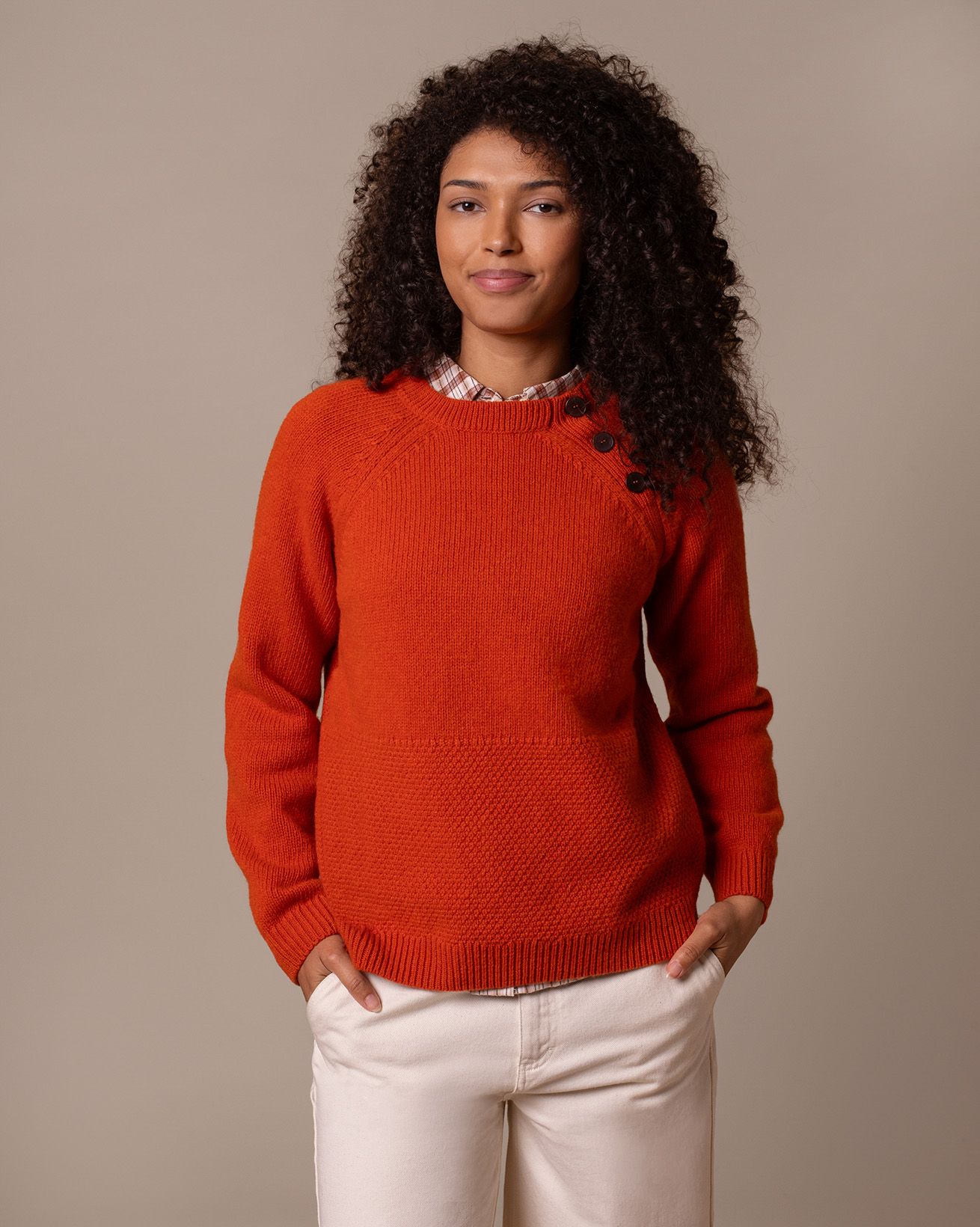 Button Neck Jumper