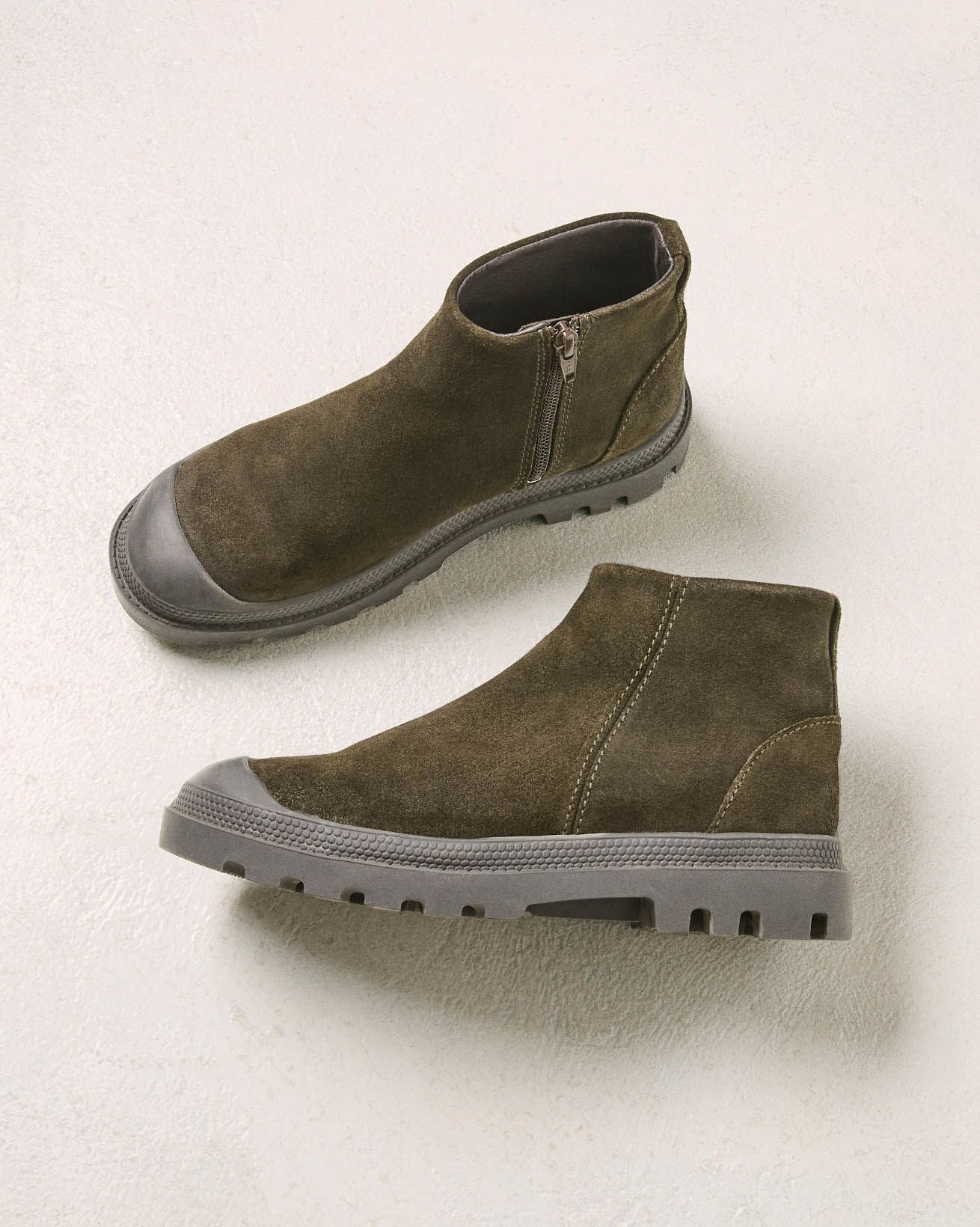Toe Cap Ankle Boots