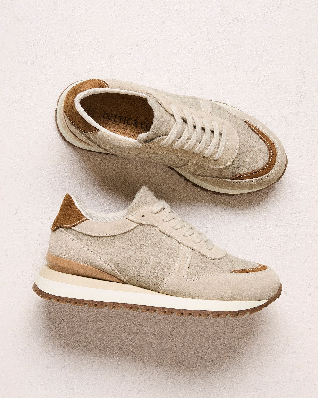 Wool Panel Trainers