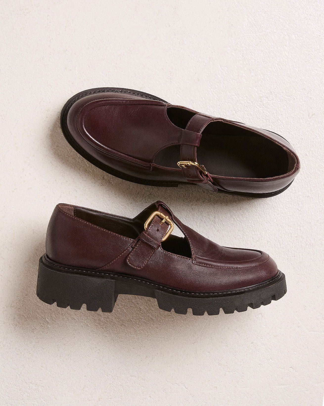 Chunky T Bar Loafers
