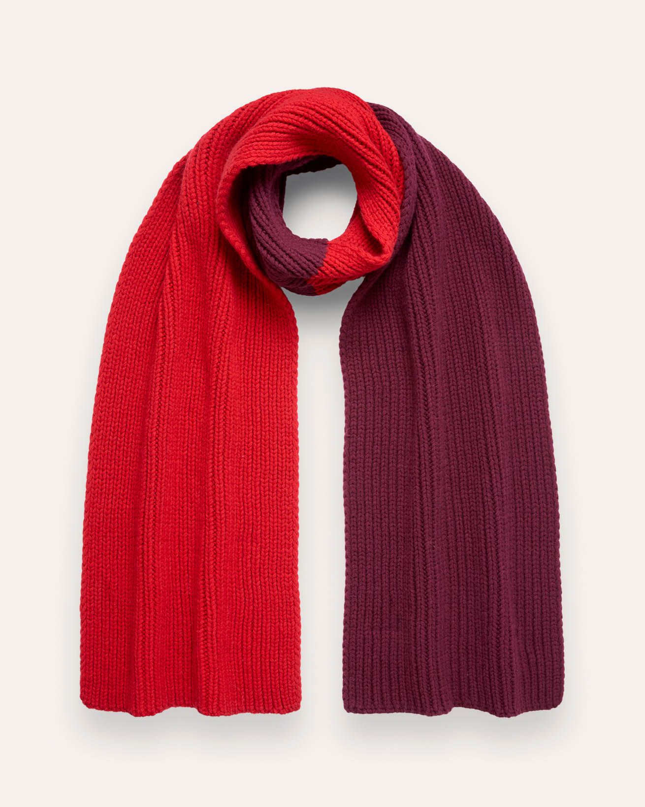 Lambswool Colourblock Scarf