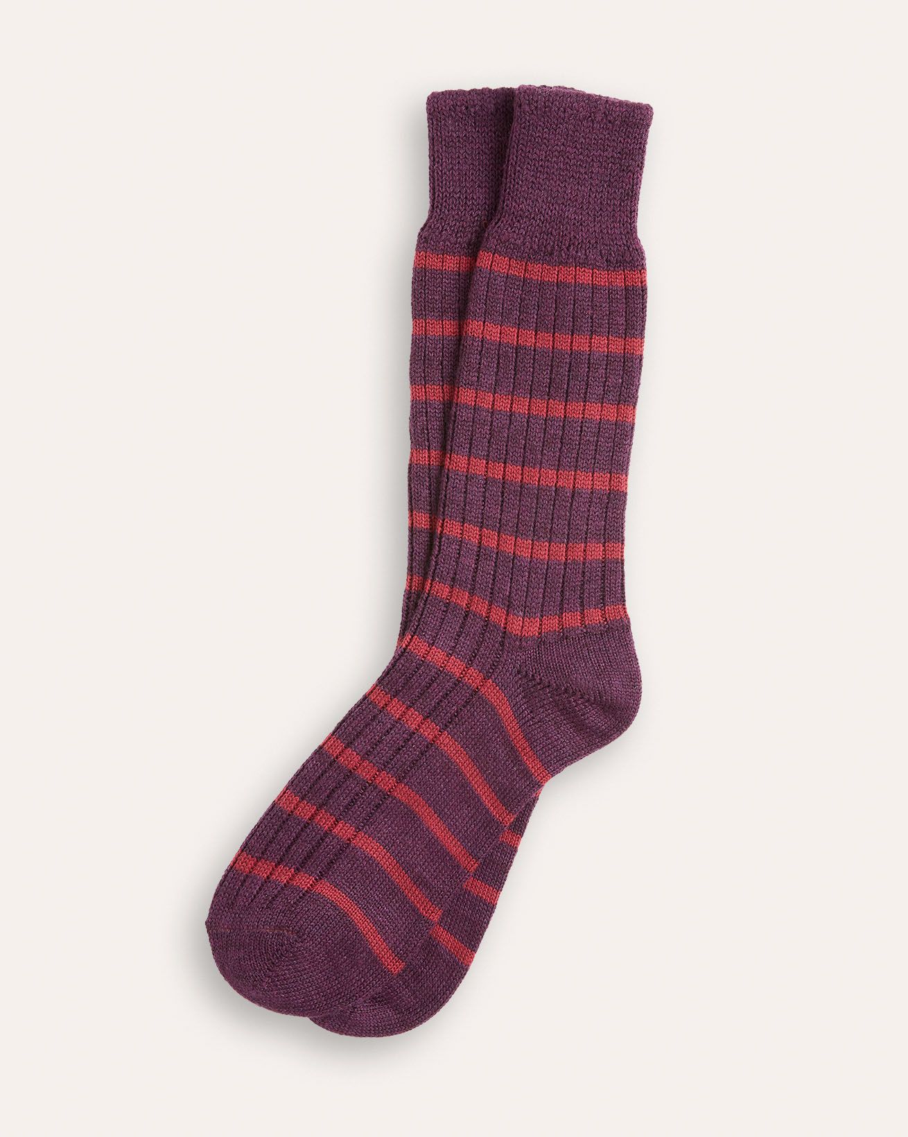 Women's Merino Cotton Striped Socks