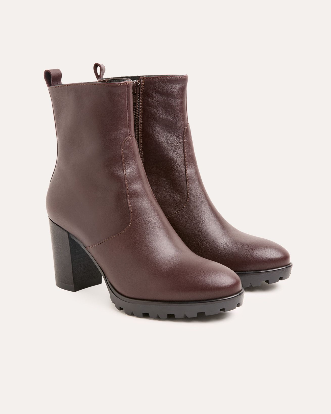 Stiefeletten mit Blockabsatz