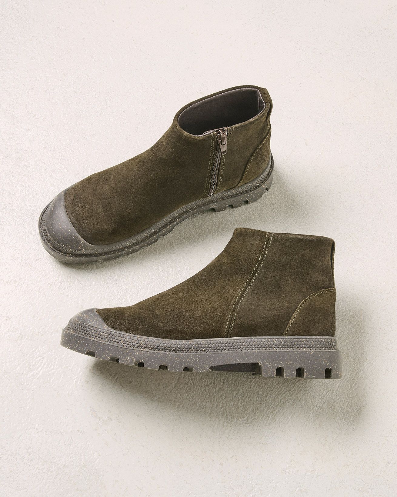 Toe Cap Ankle Boots