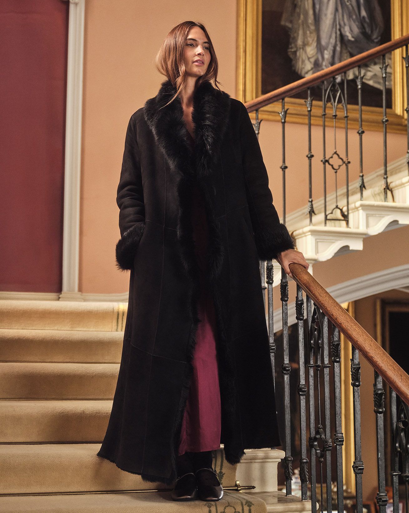 Toscana Trim Full Length Coat