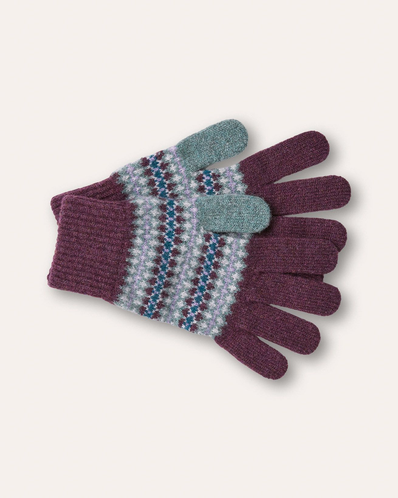 Lambswool Fair Isle Gloves