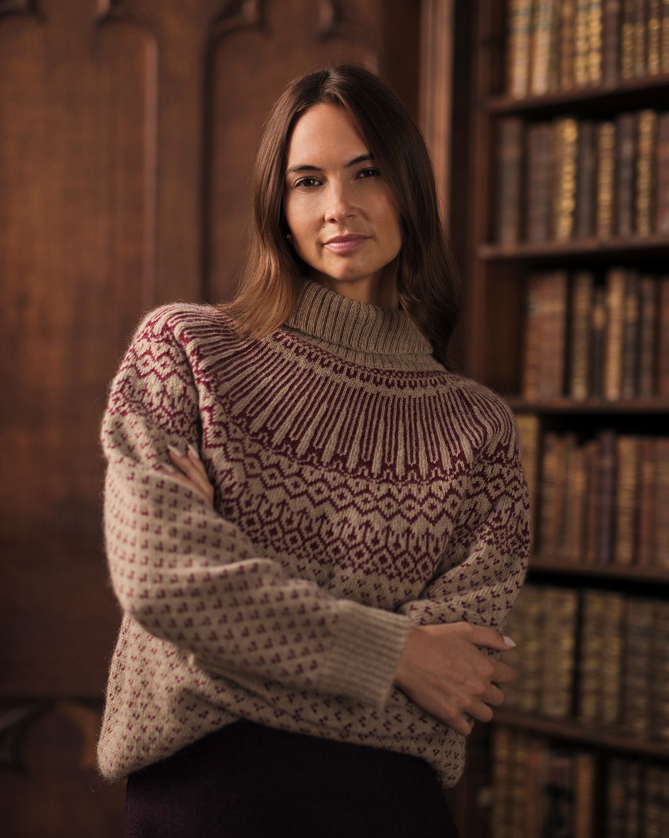 Heritage Fair Isle Roll Neck Jumper
