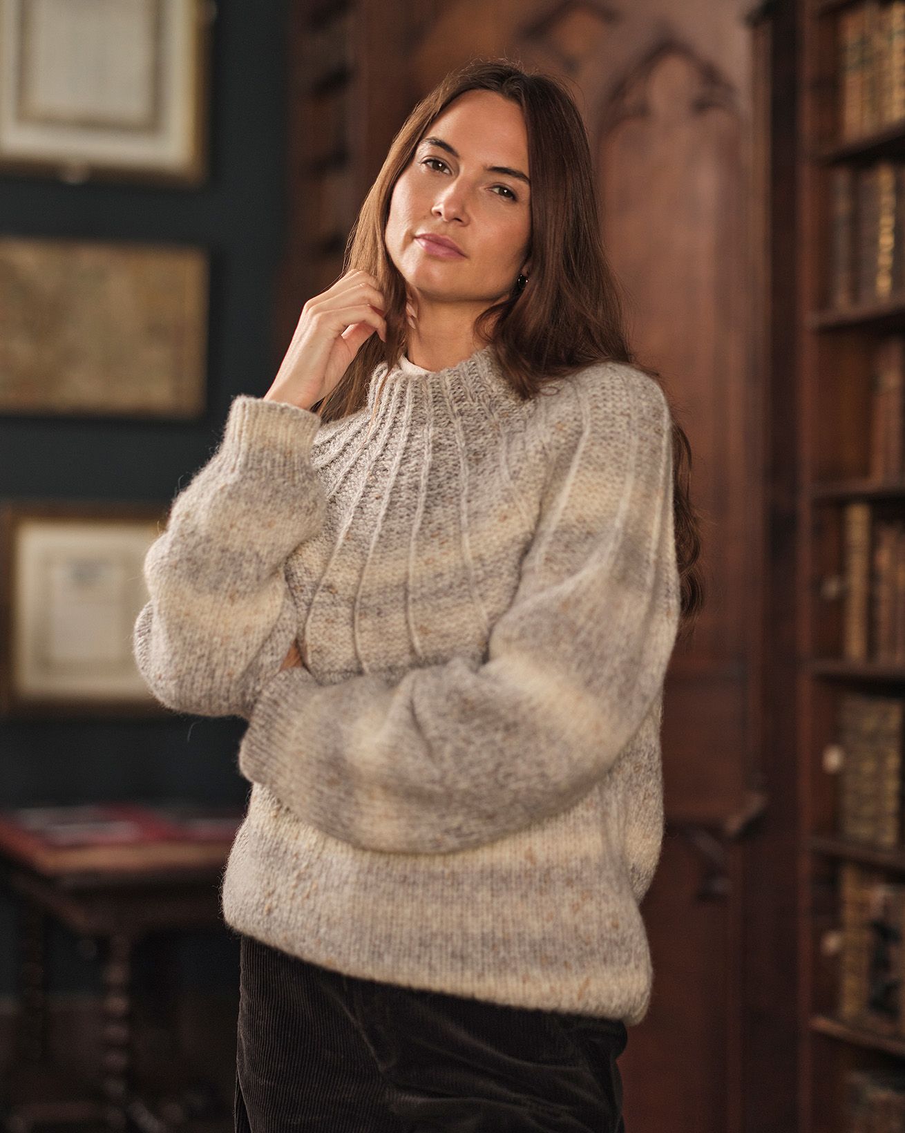 Sunbeam Stitch Yoke Sweater