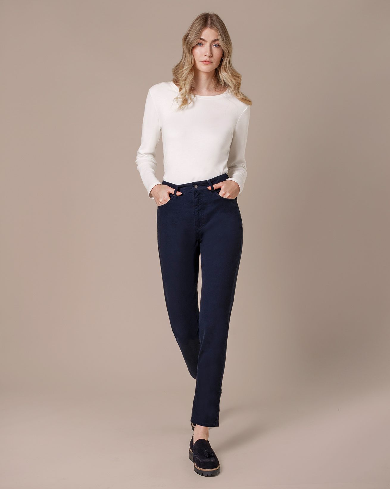 Stretch Twill Slim Leg pants
