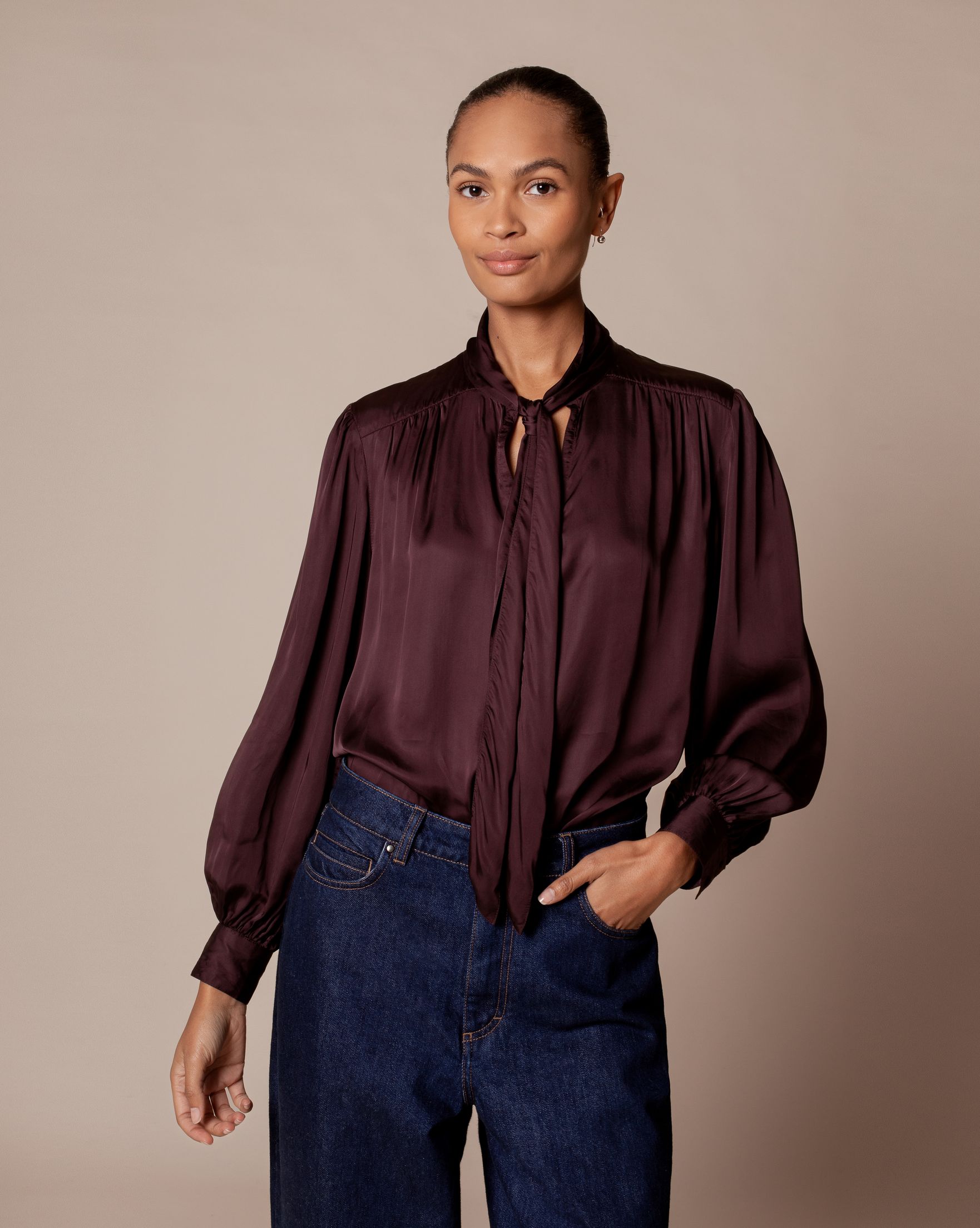 Tie Neck Blouse