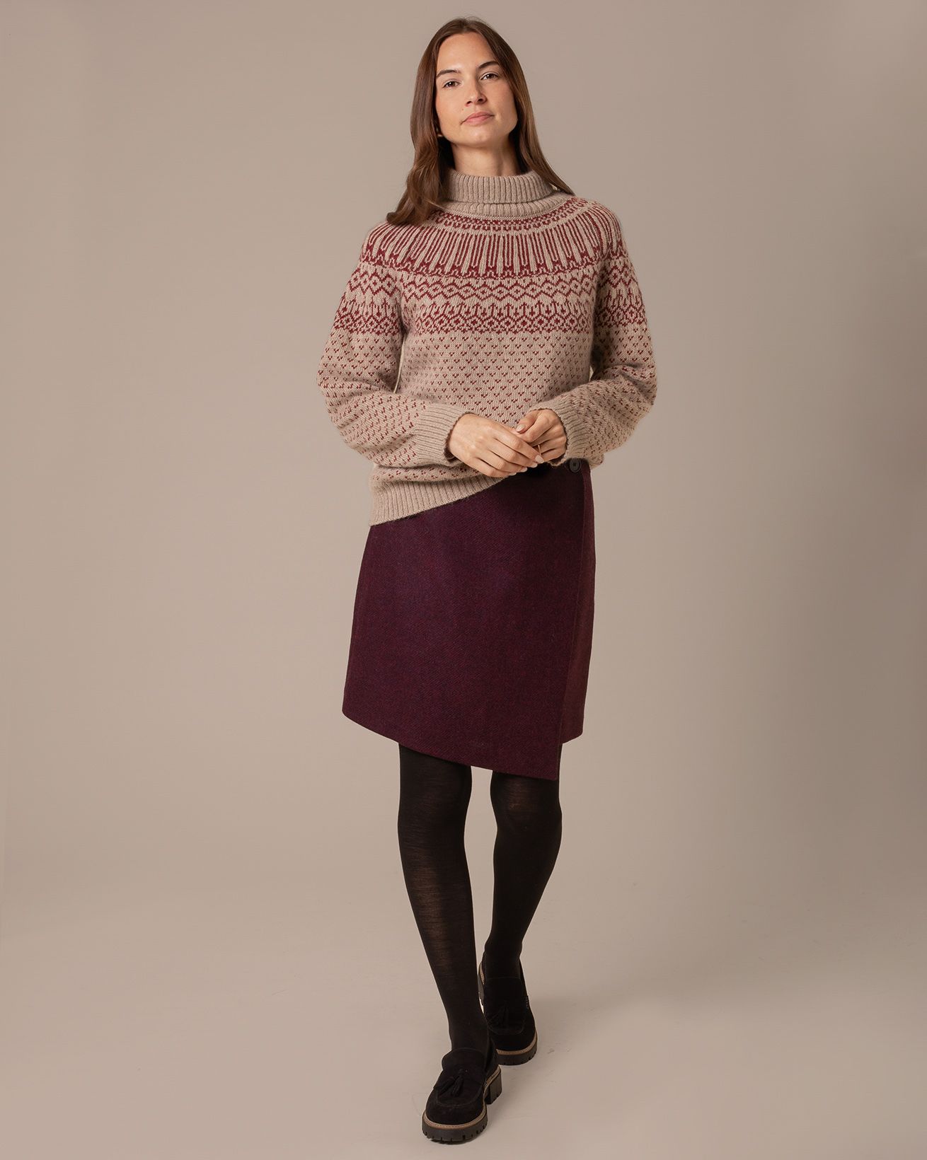 Wrap Mini Skirt