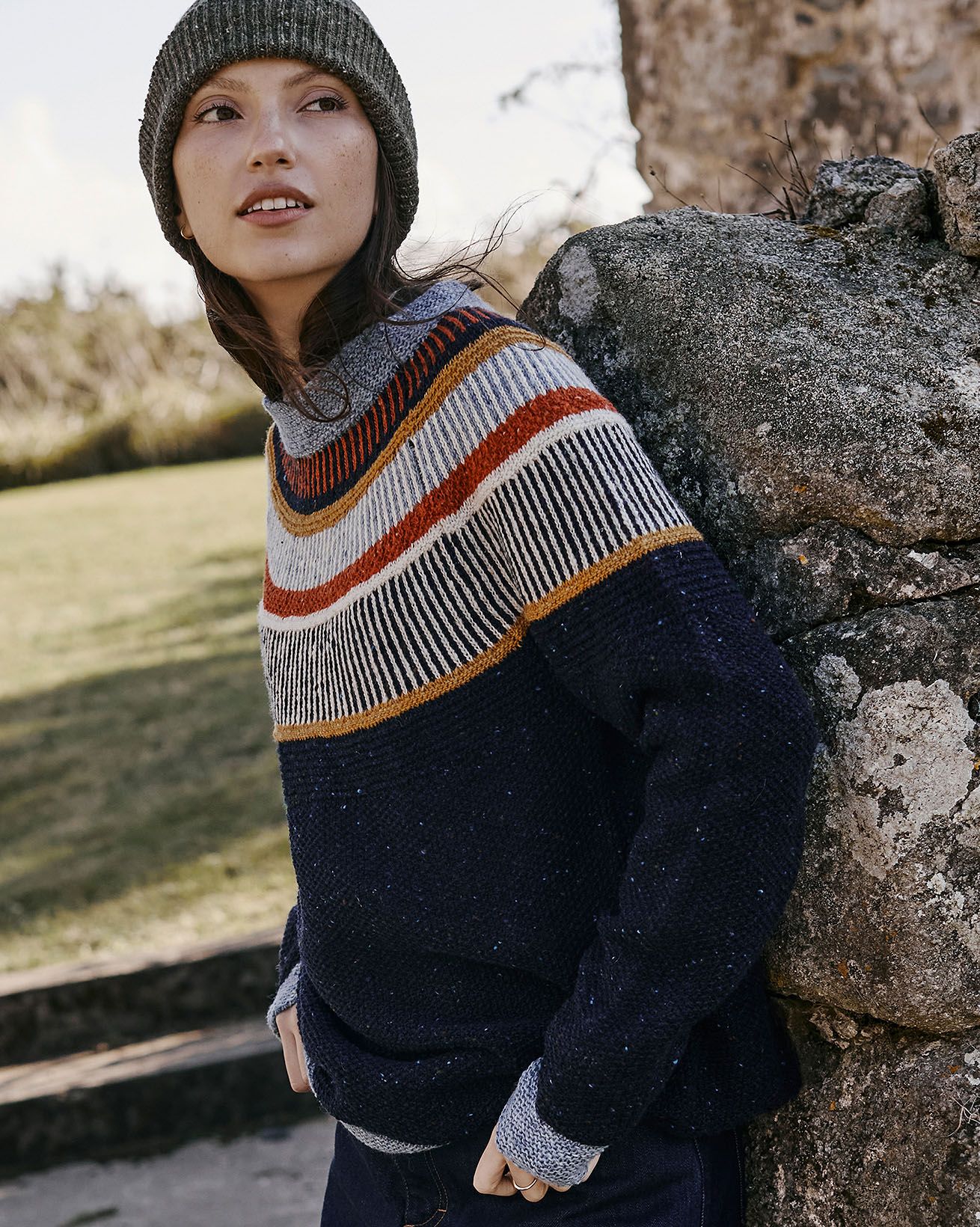Donegal Ribbed Beanie