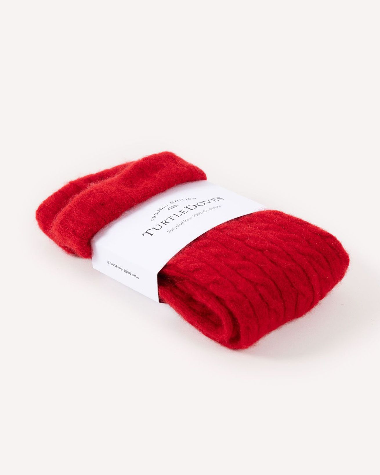 Cashmere Cable Fingerless Gloves