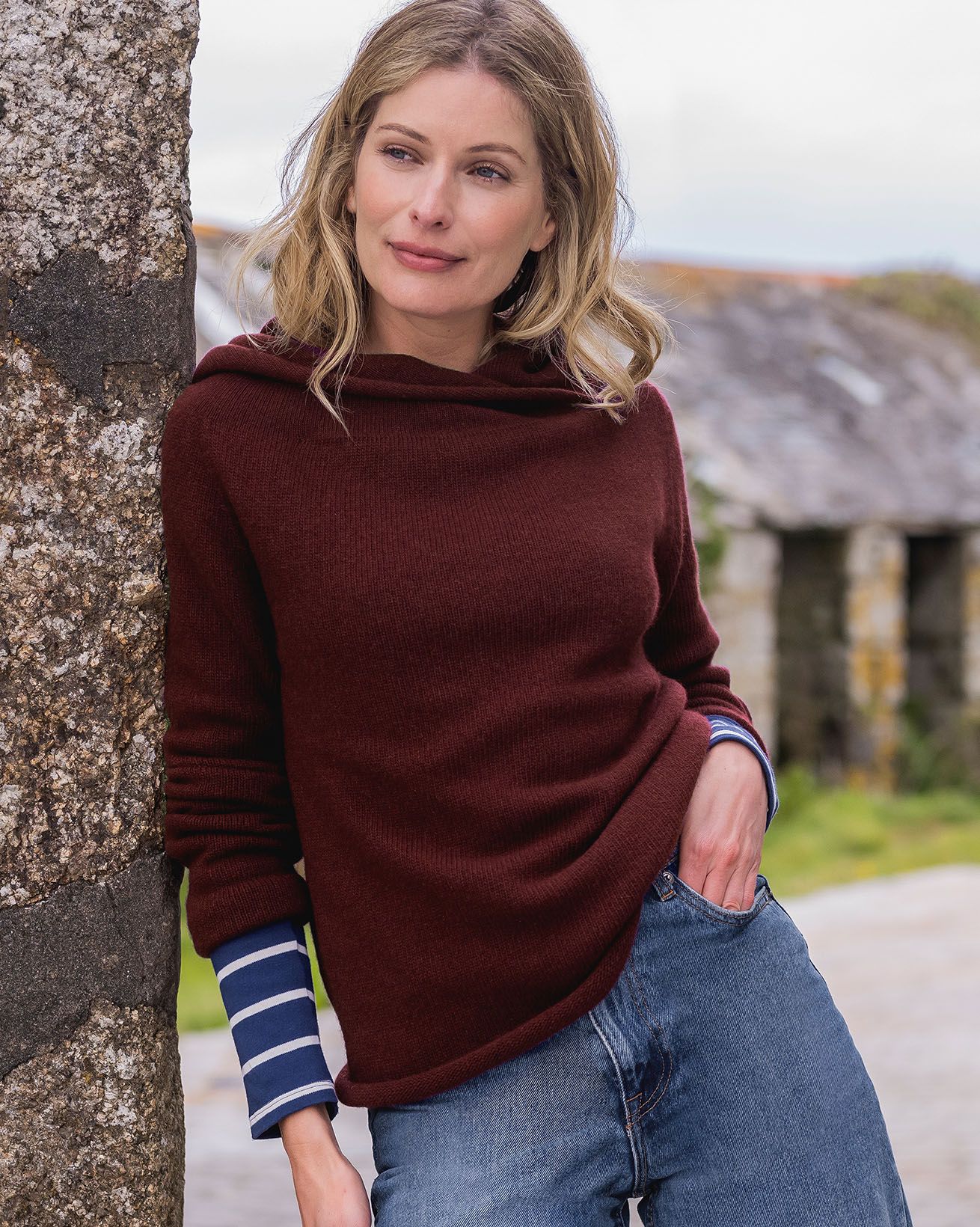 Supersoft Collared Slouch Jumper