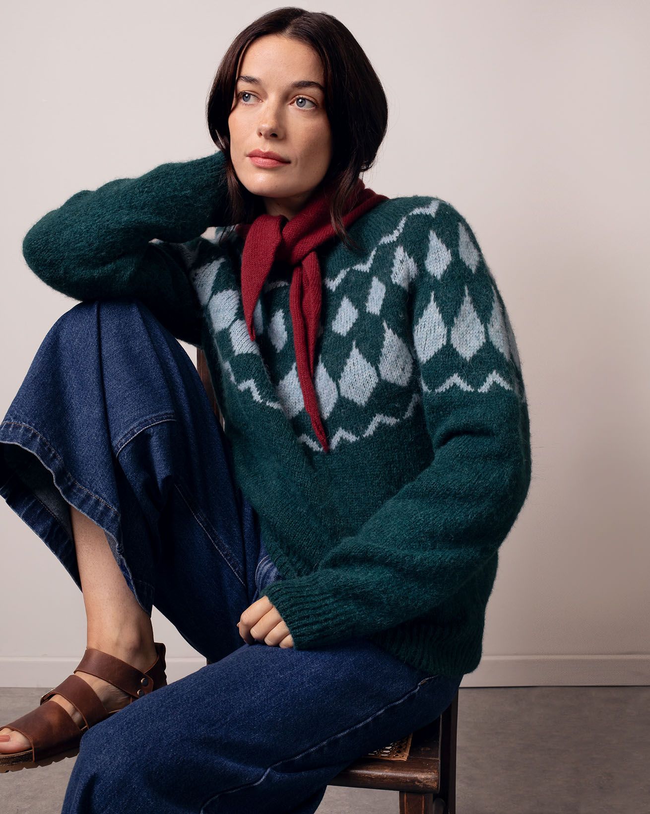 Lofty Diamond Yoke Jumper