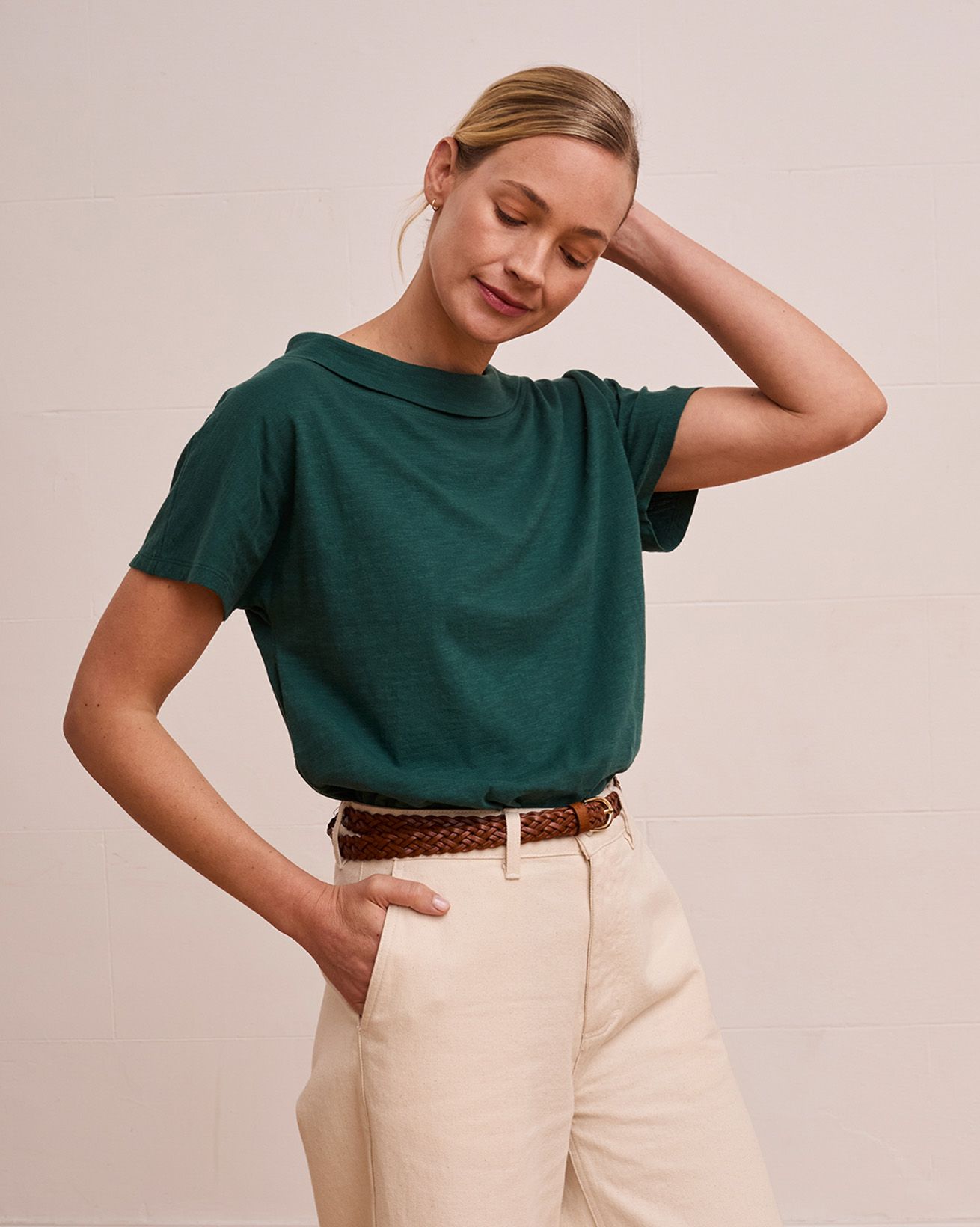 Organic Cotton Collared T Shirt