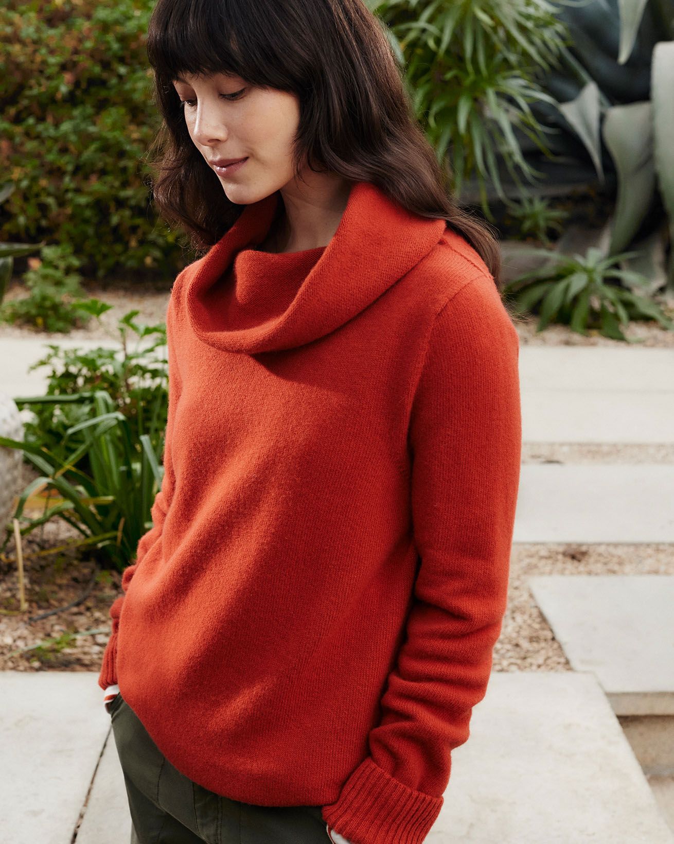 Supersoft Slouchy Cowl Neck Jumper