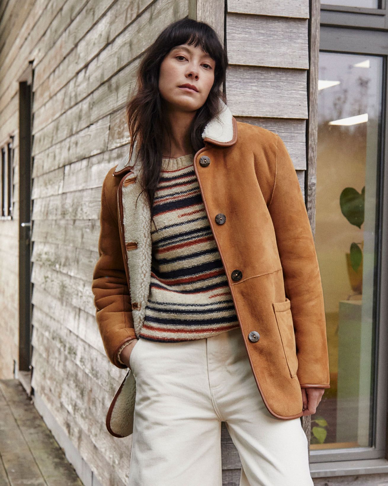 Classic Reversible Sheepskin Jacket