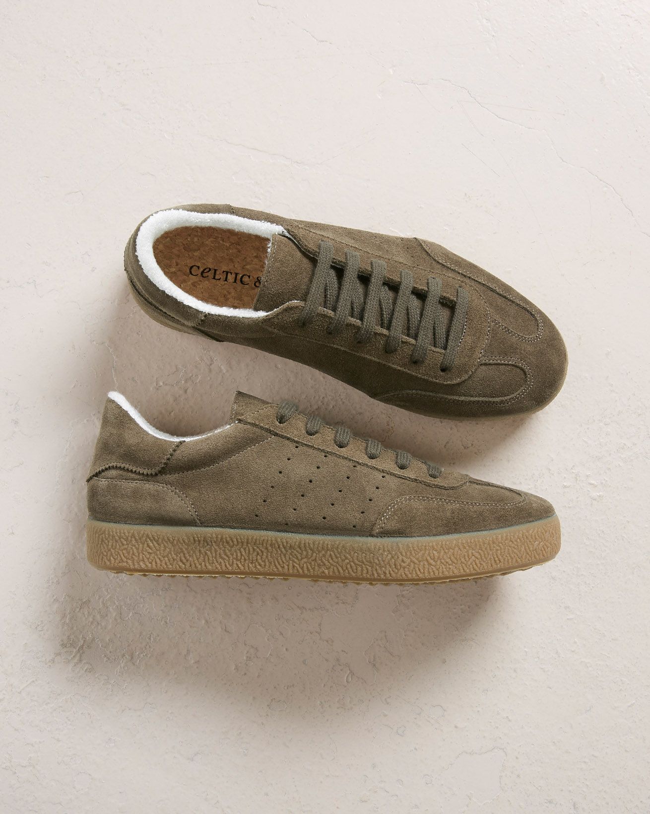 Crepe Sole Suede Trainers