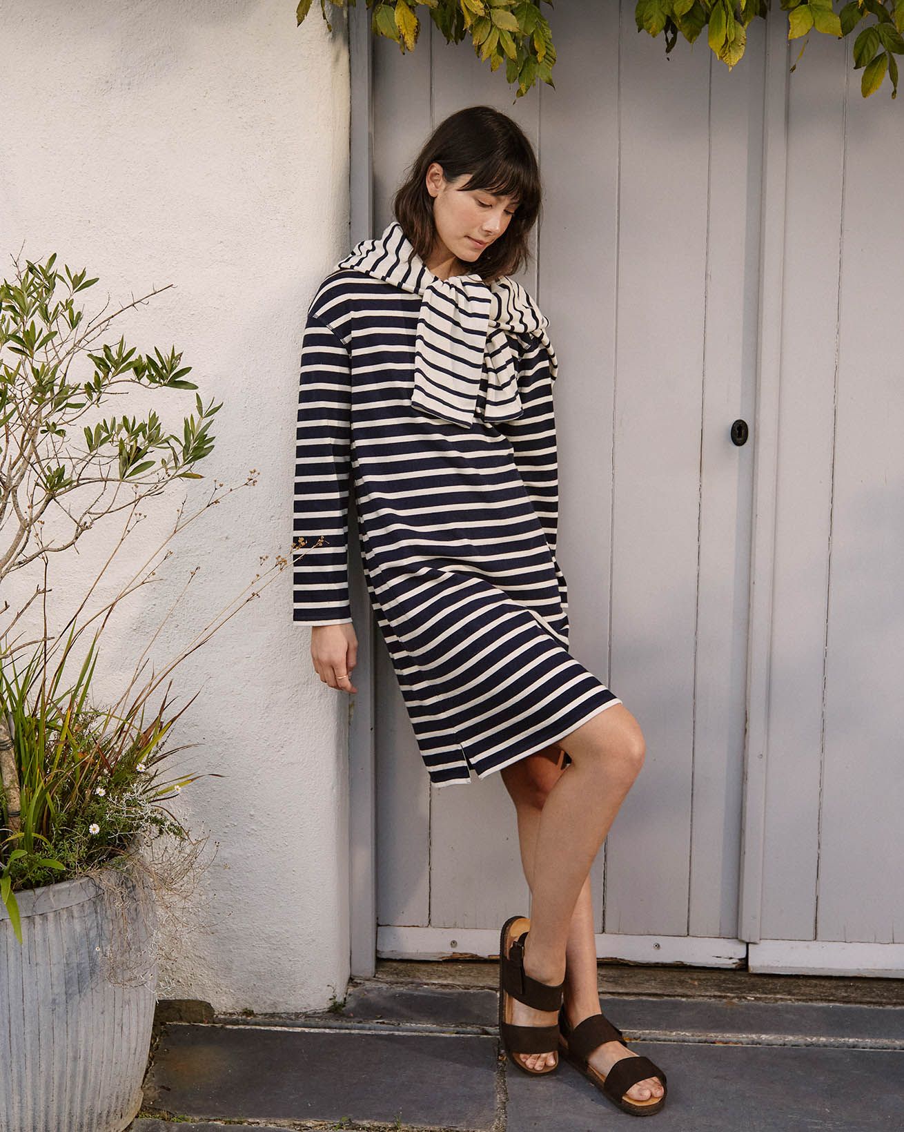 Heavyweight Knee Length Jersey Dress