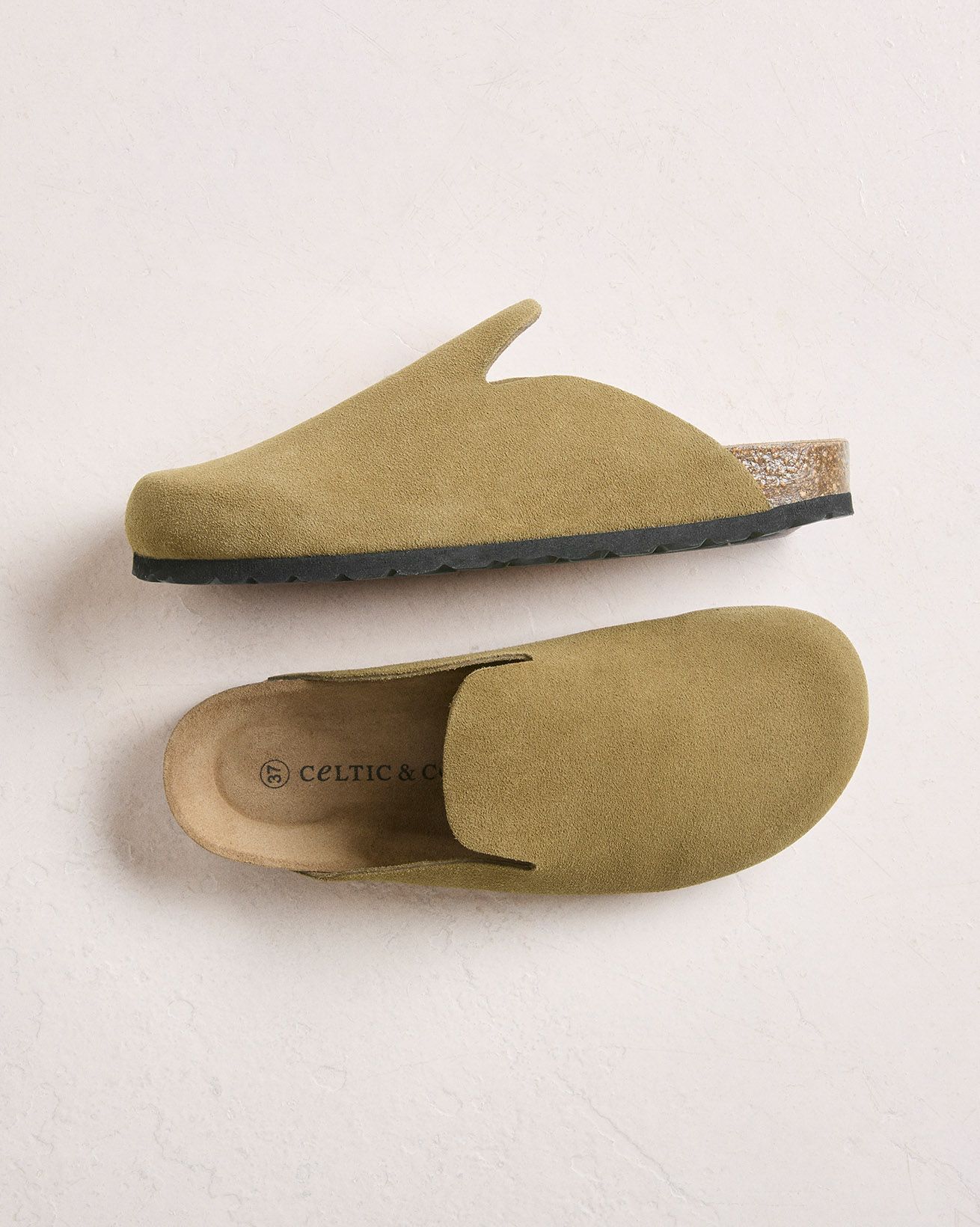 Suede Minimal Clogs