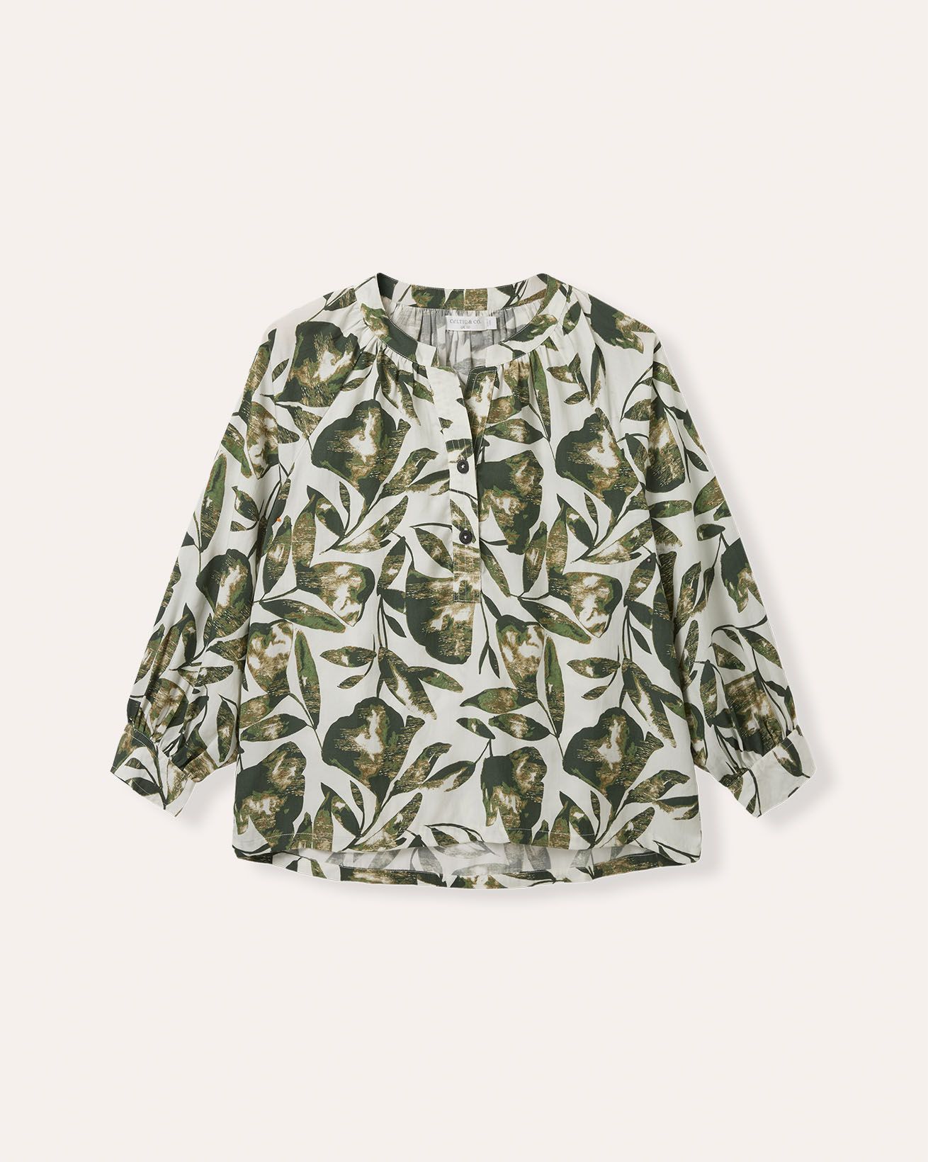 Gathered Woven Blouse