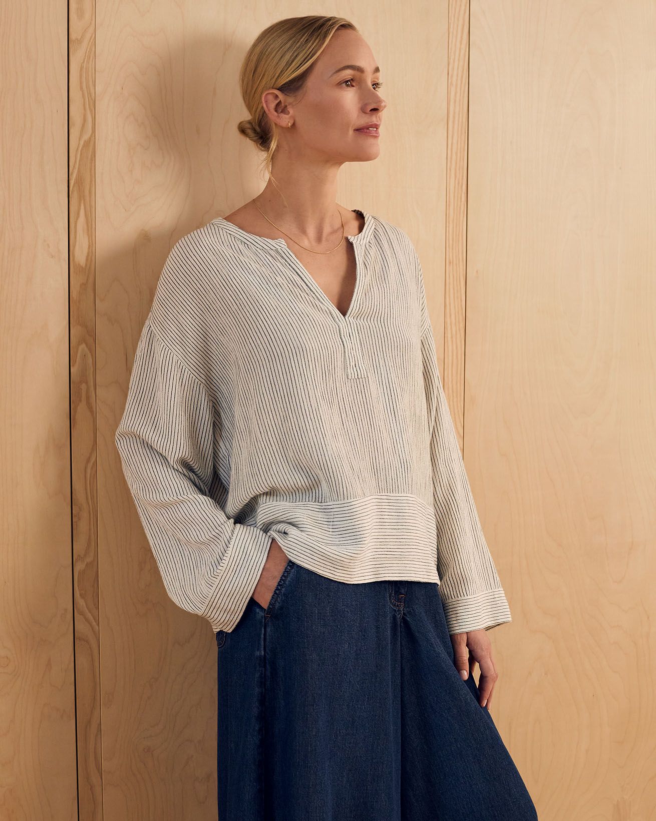 Notch Neck Swing Top