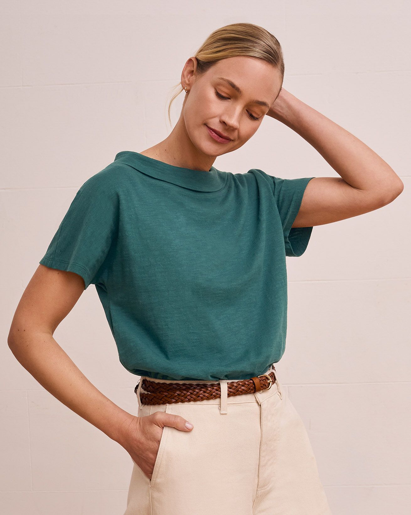 Organic Cotton Collared T Shirt