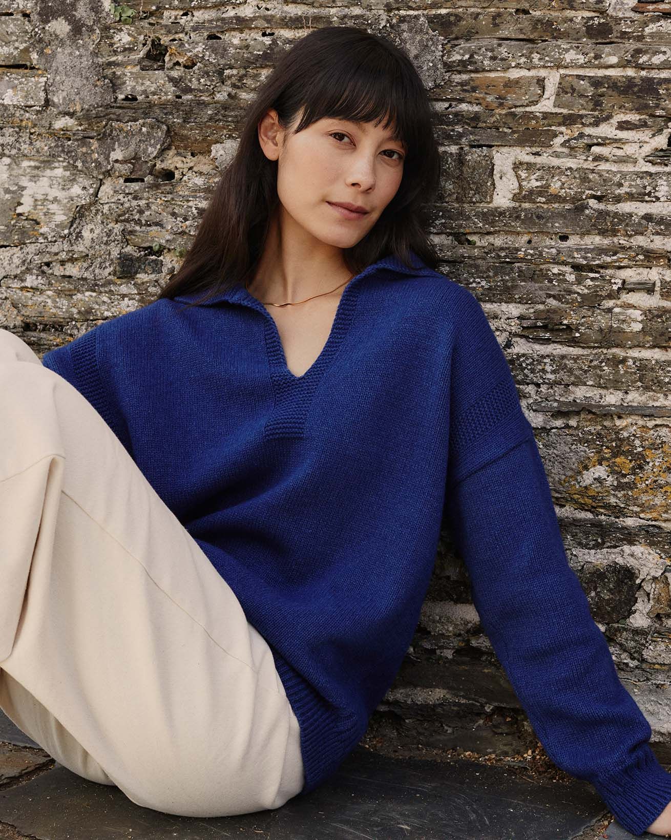 Organic Cotton Blend Smock Jumper