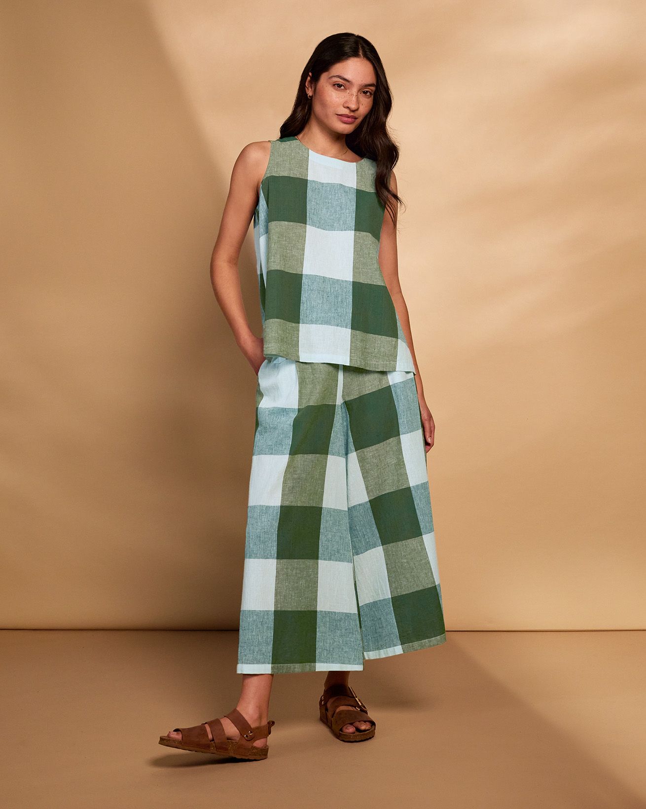 Wide Leg Ankle Grazer Trousers