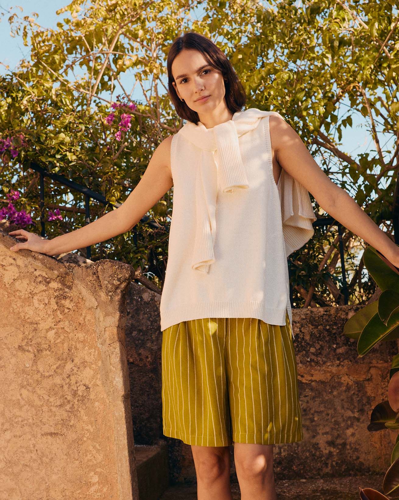 Organic Cotton Blend Vest Top
