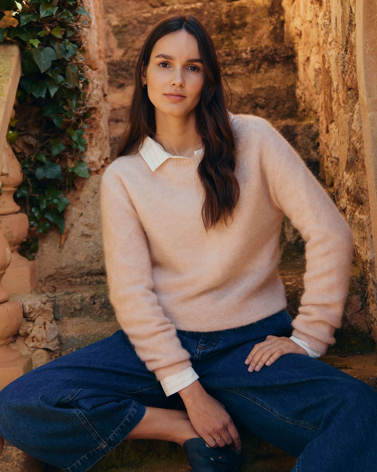 Alpaca Blend Gauzy Jumper